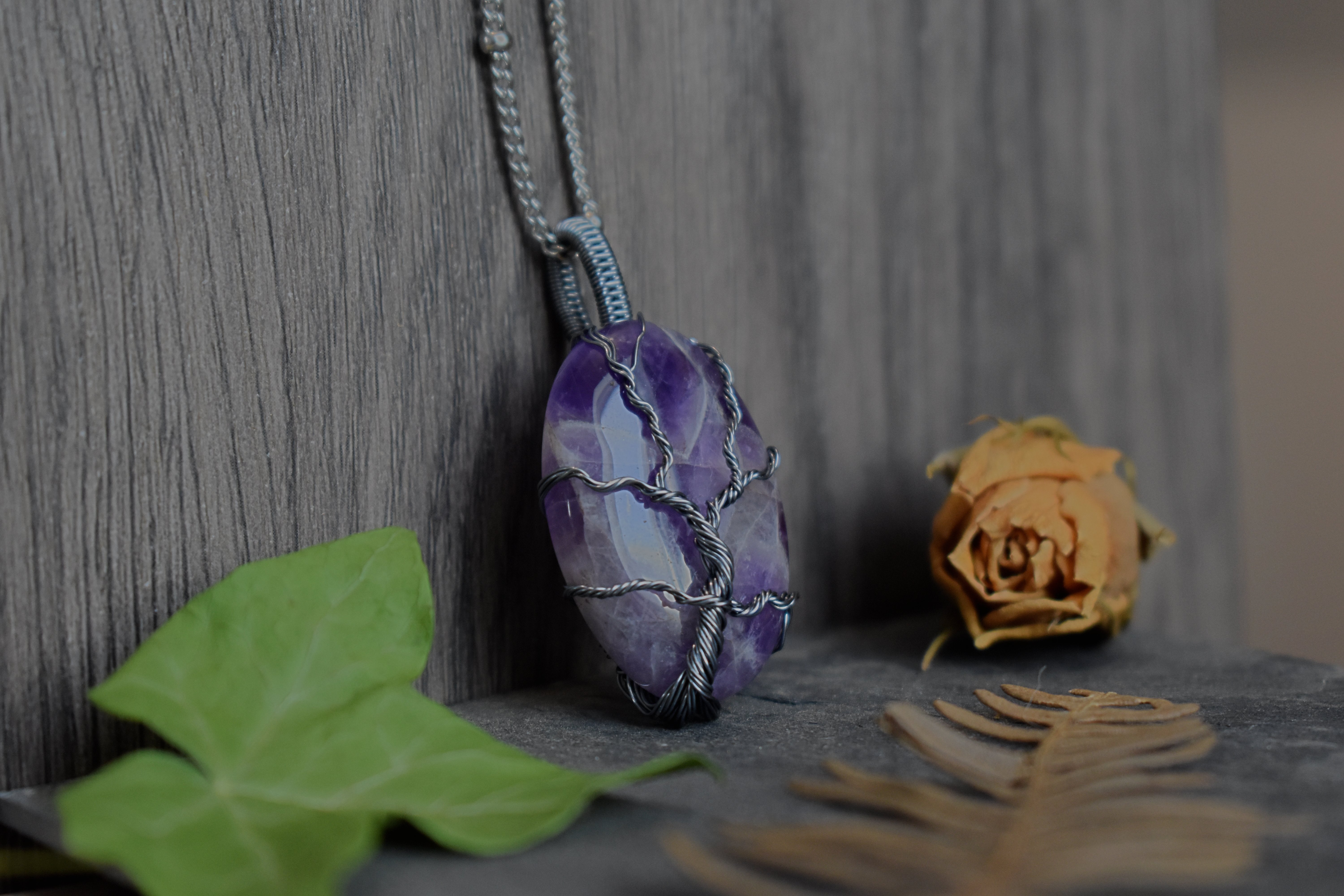 Pendentif ~Aloysia~ Améthyste