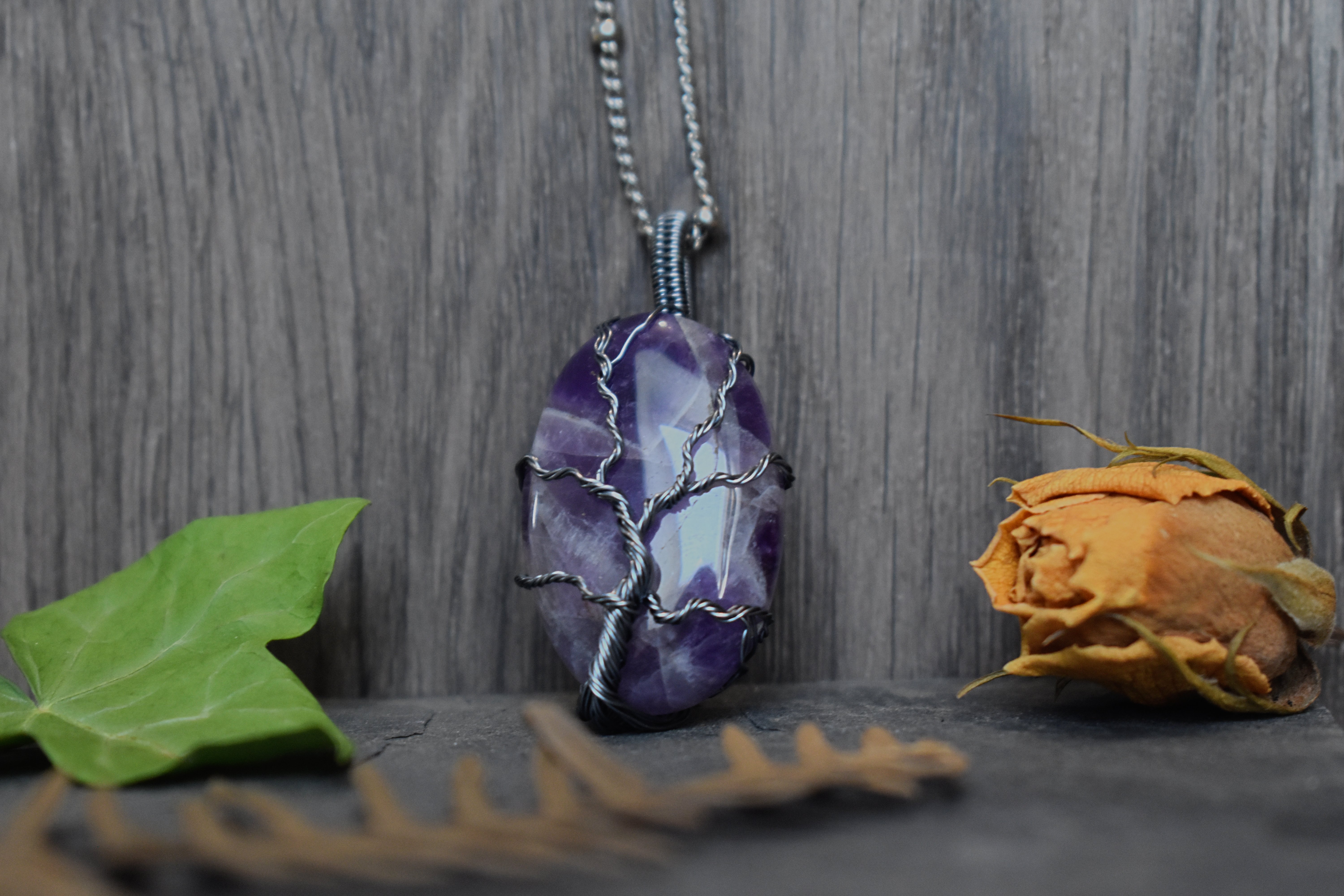 Pendentif ~Aloysia~ Améthyste