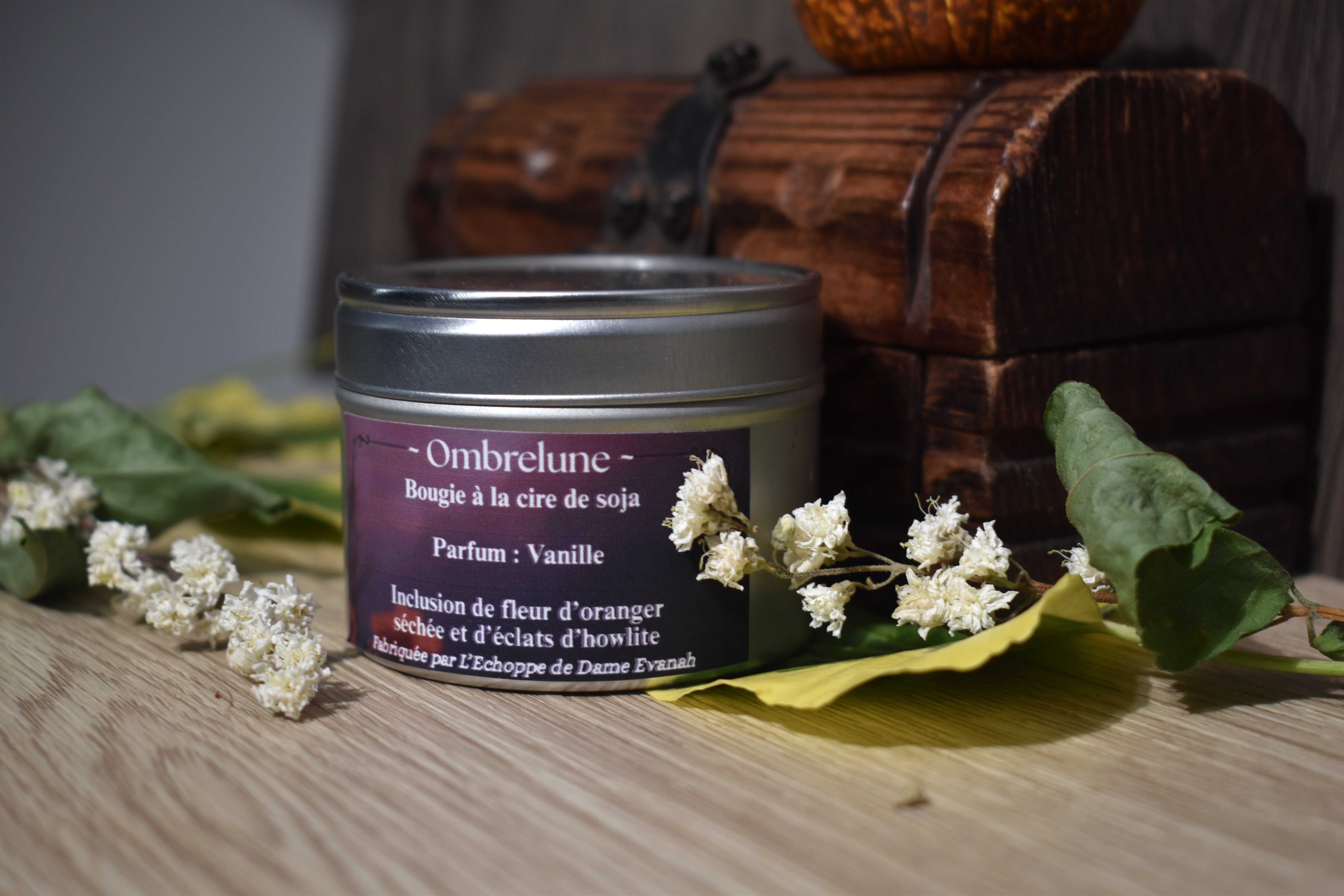 Bougie ~Ombrelune~ Vanille / 85g