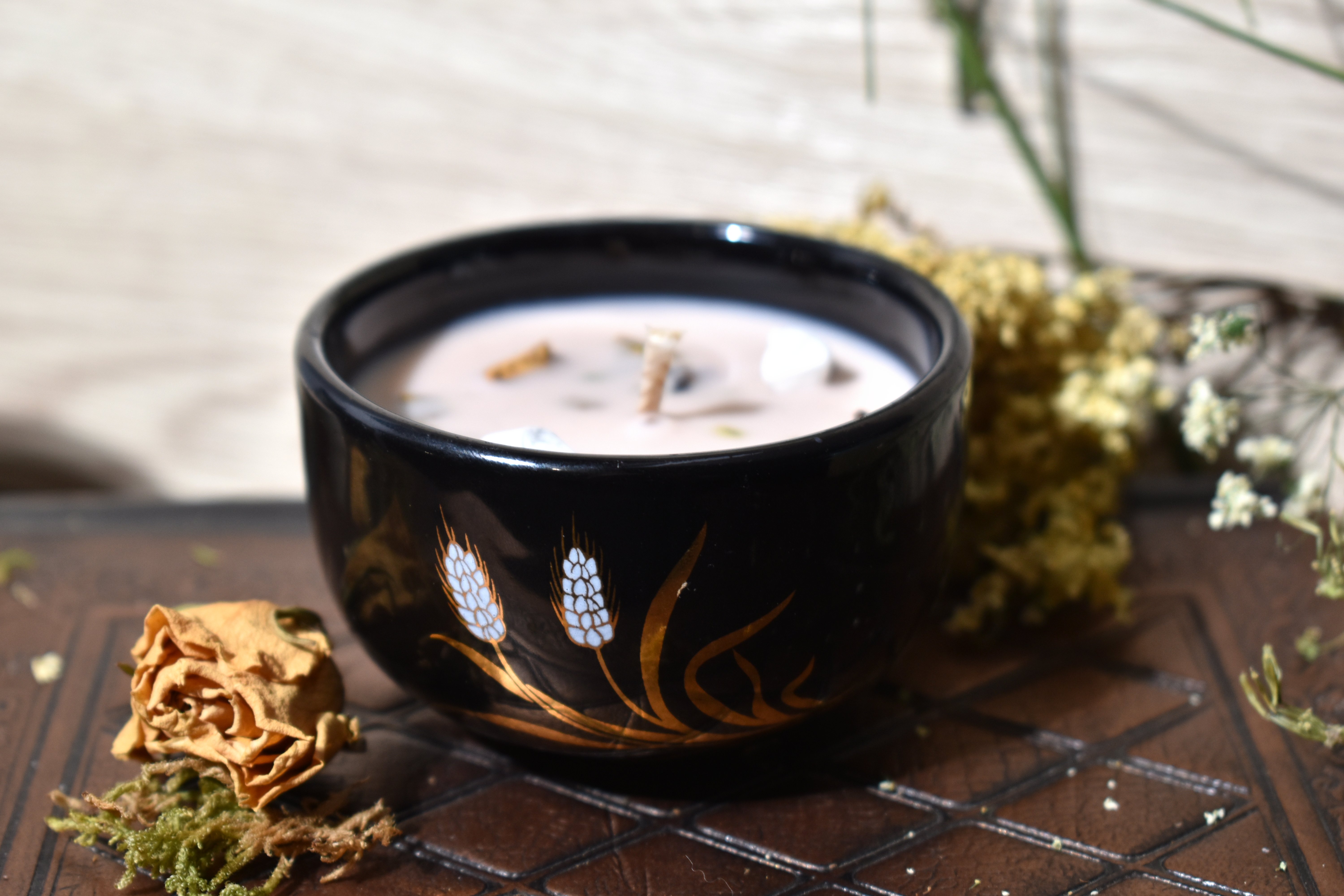 Bougie ~Brume d'Autrefois~ Caramel 