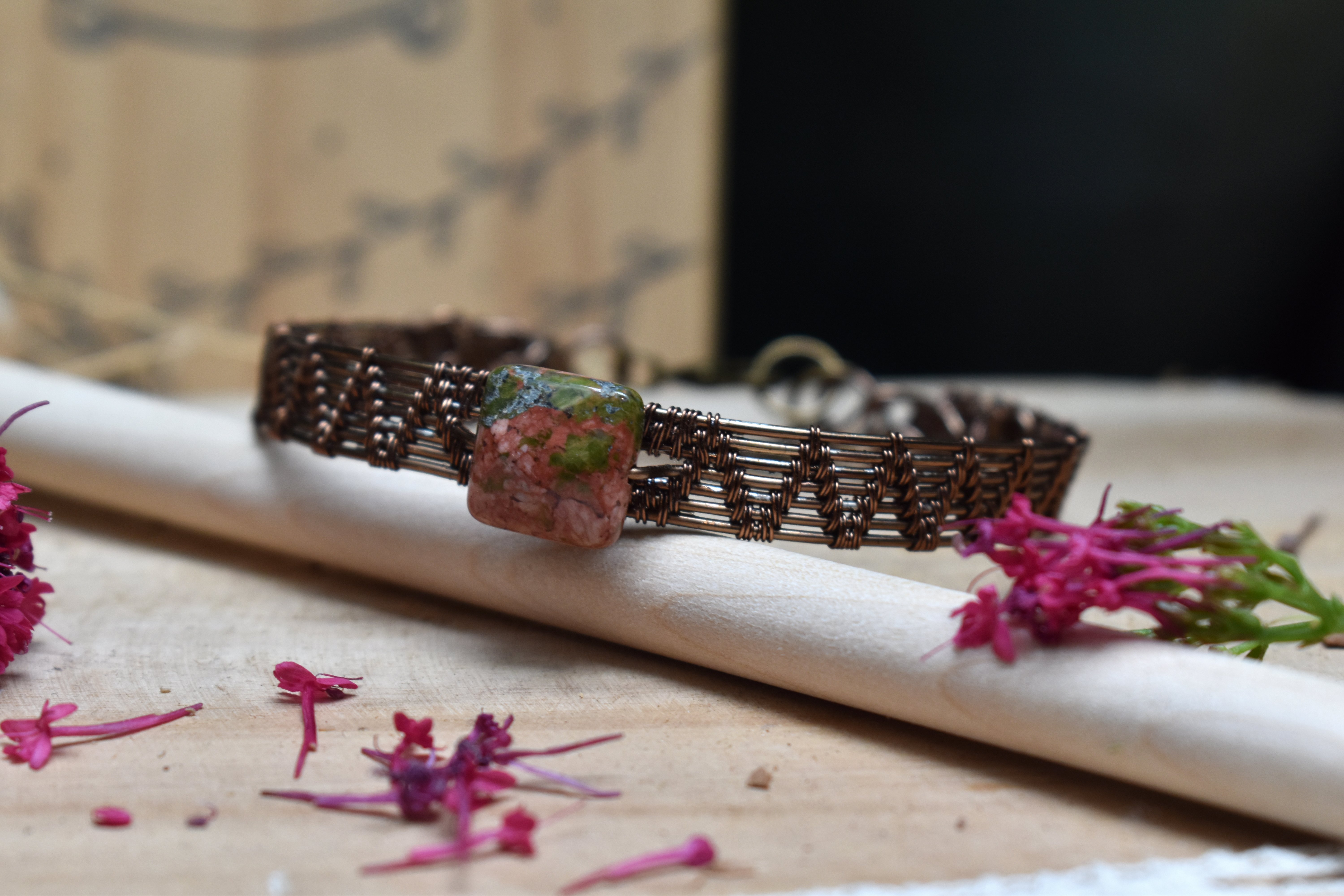 Bracelet ~Forge Précieuse~ Unakite