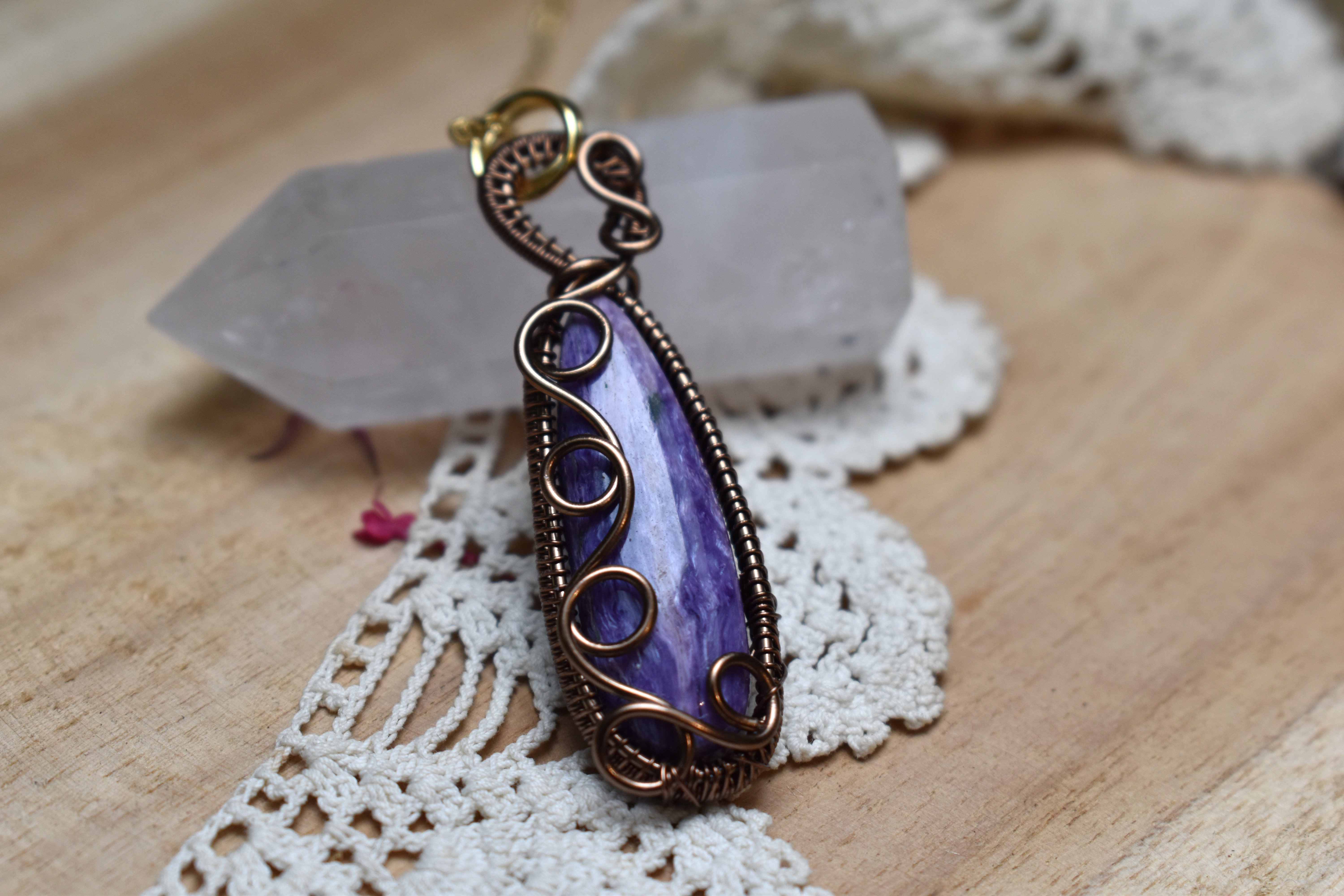 Collier ~Athéna~ Charoite