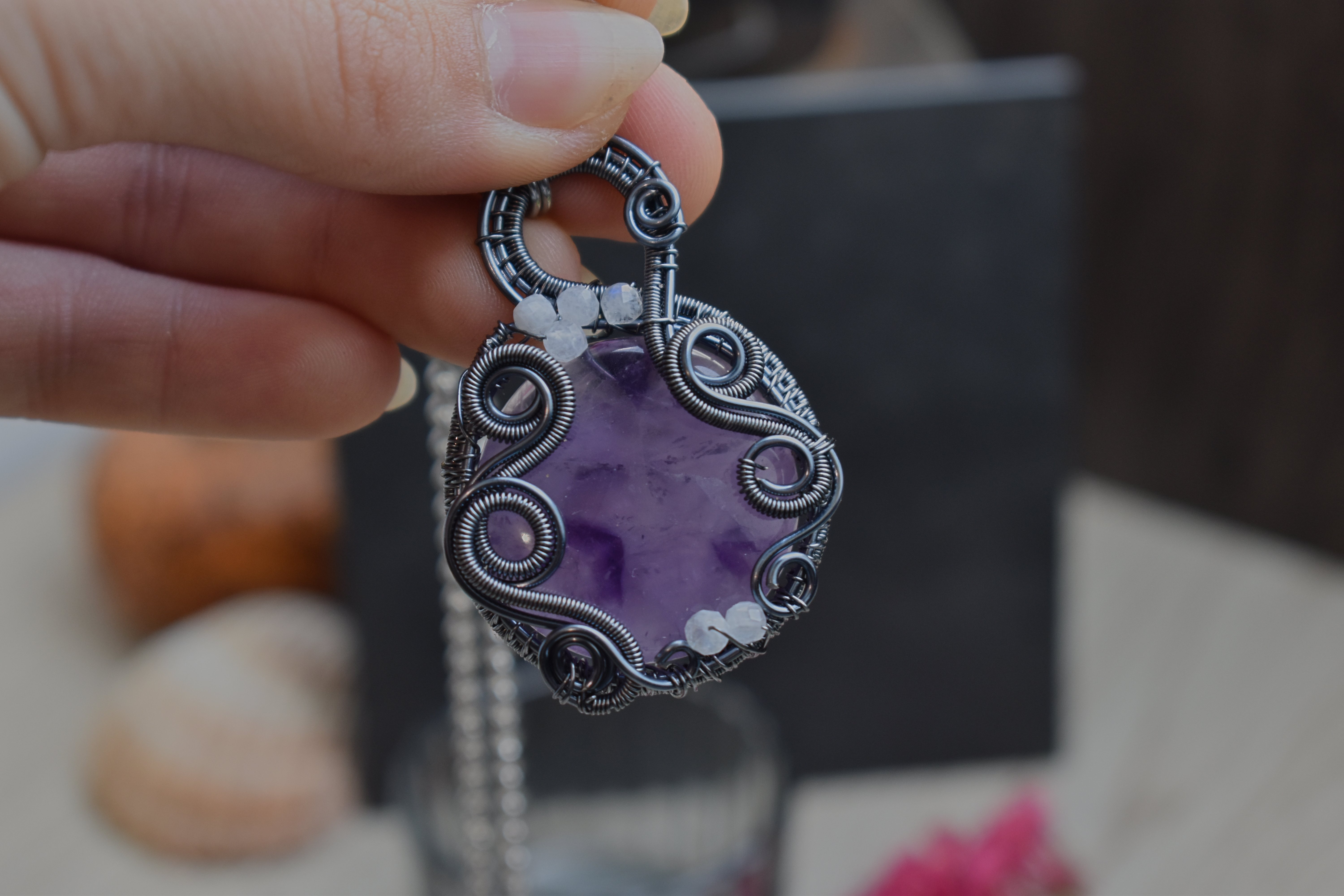 Collier ~Caitlyn~ Améthyste
