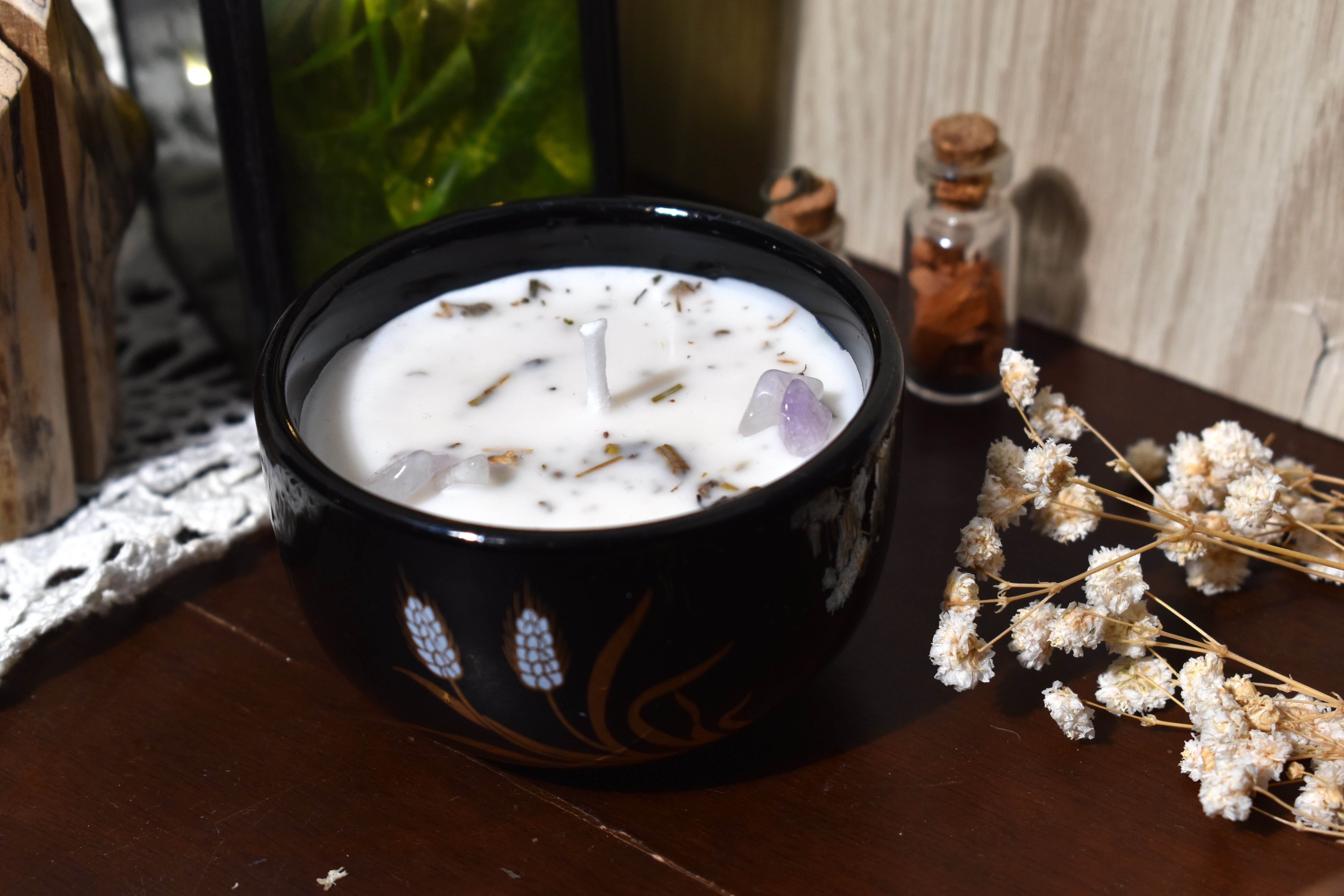 Bougie ~Brume d'Autrefois~ Amande / 80g