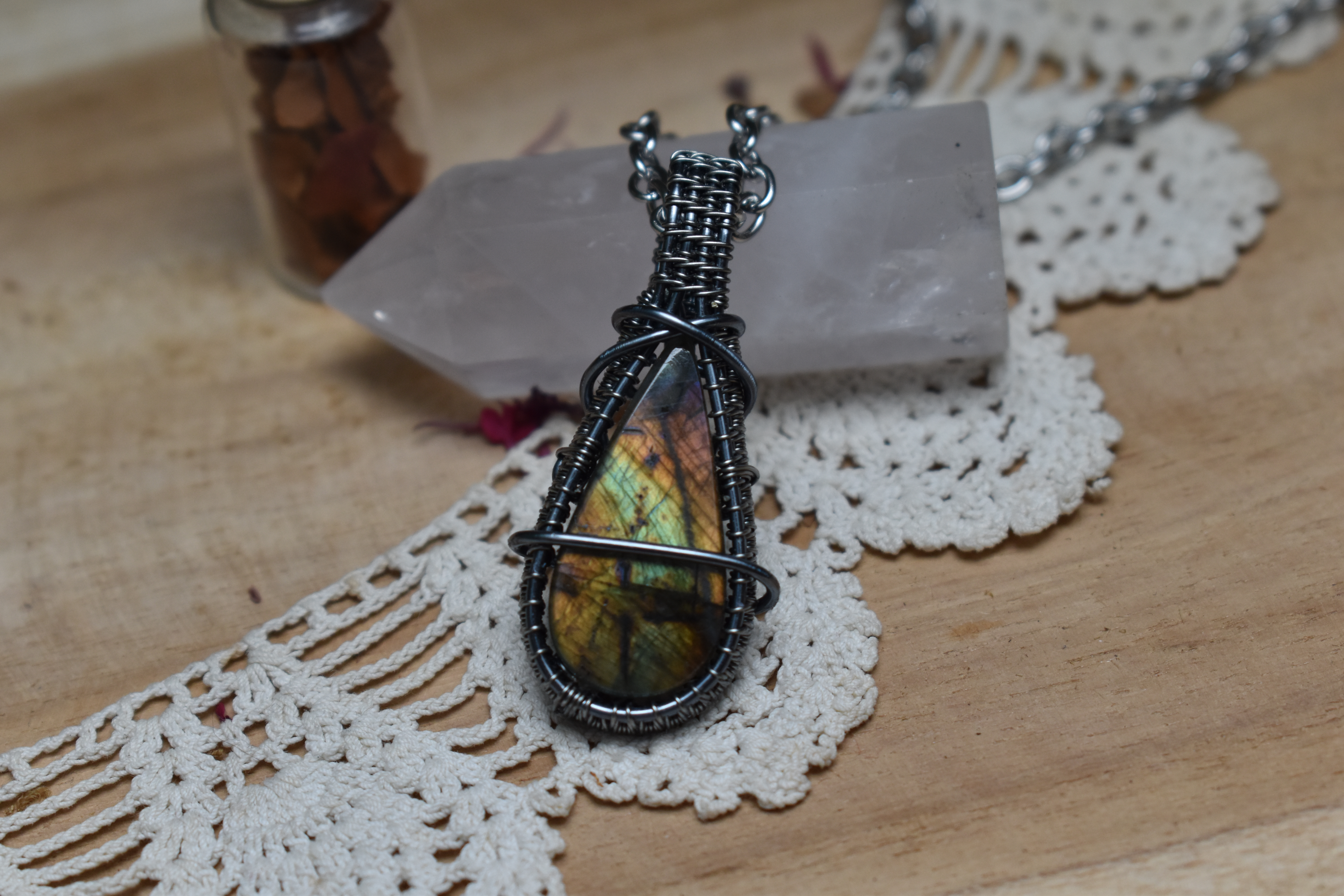 Collier ~Athéna~ Labradorite 