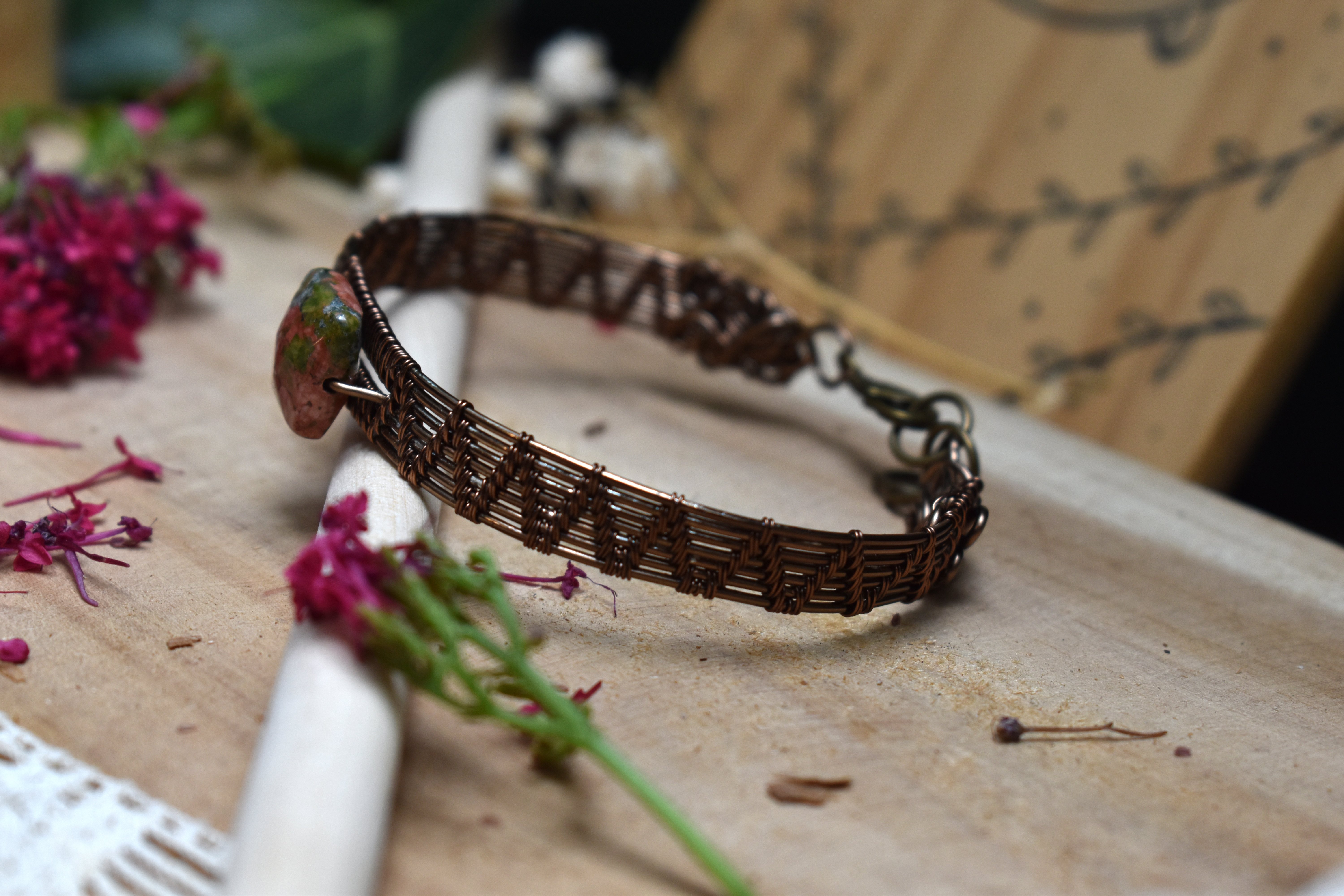 Bracelet ~Forge Précieuse~ Unakite