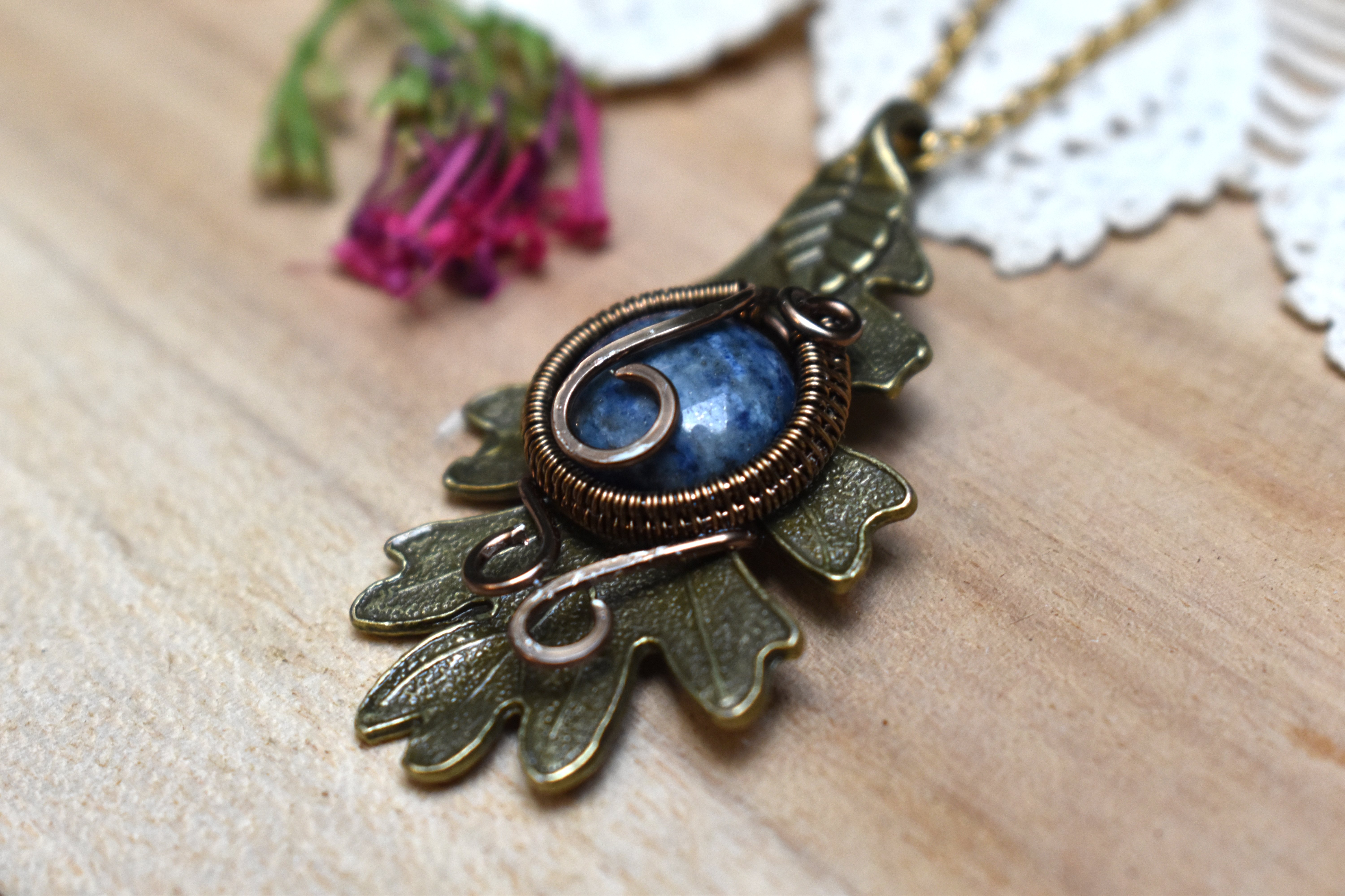 Collier ~Cérès~ Sodalite 