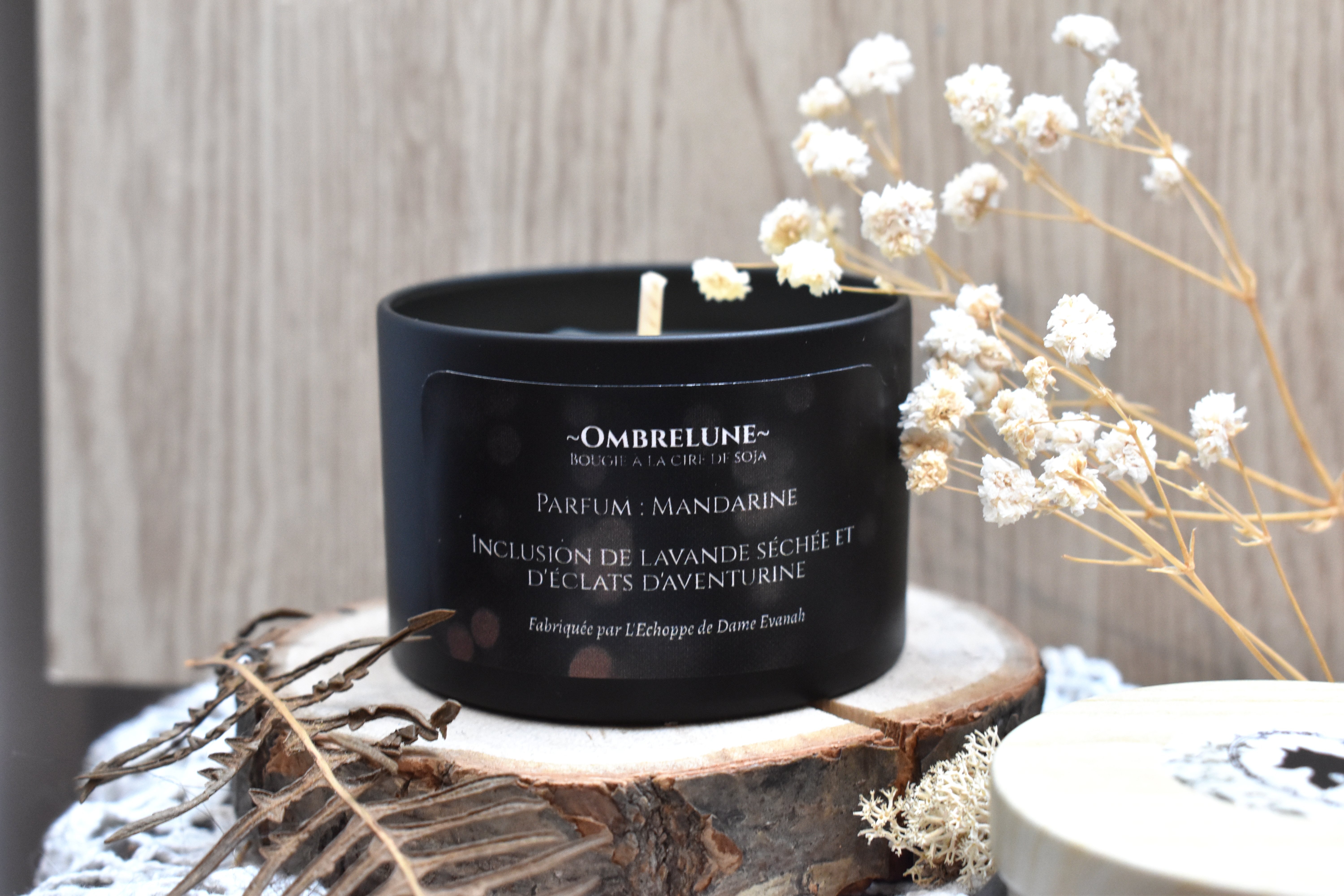 Bougie ~Ombrelune~ Mandarine / 100g