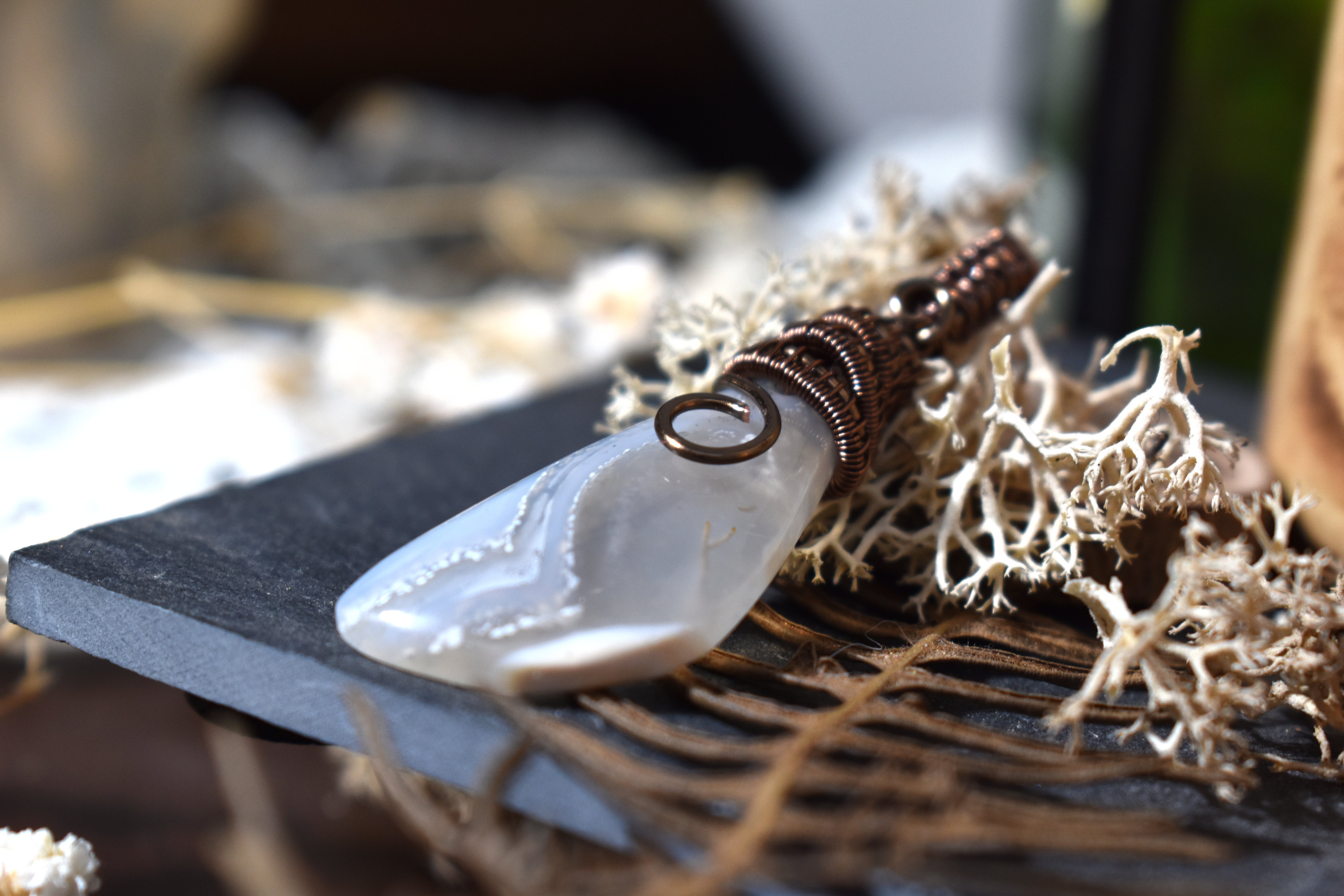 Pendentif ~Gardien du Souffle~ Agate