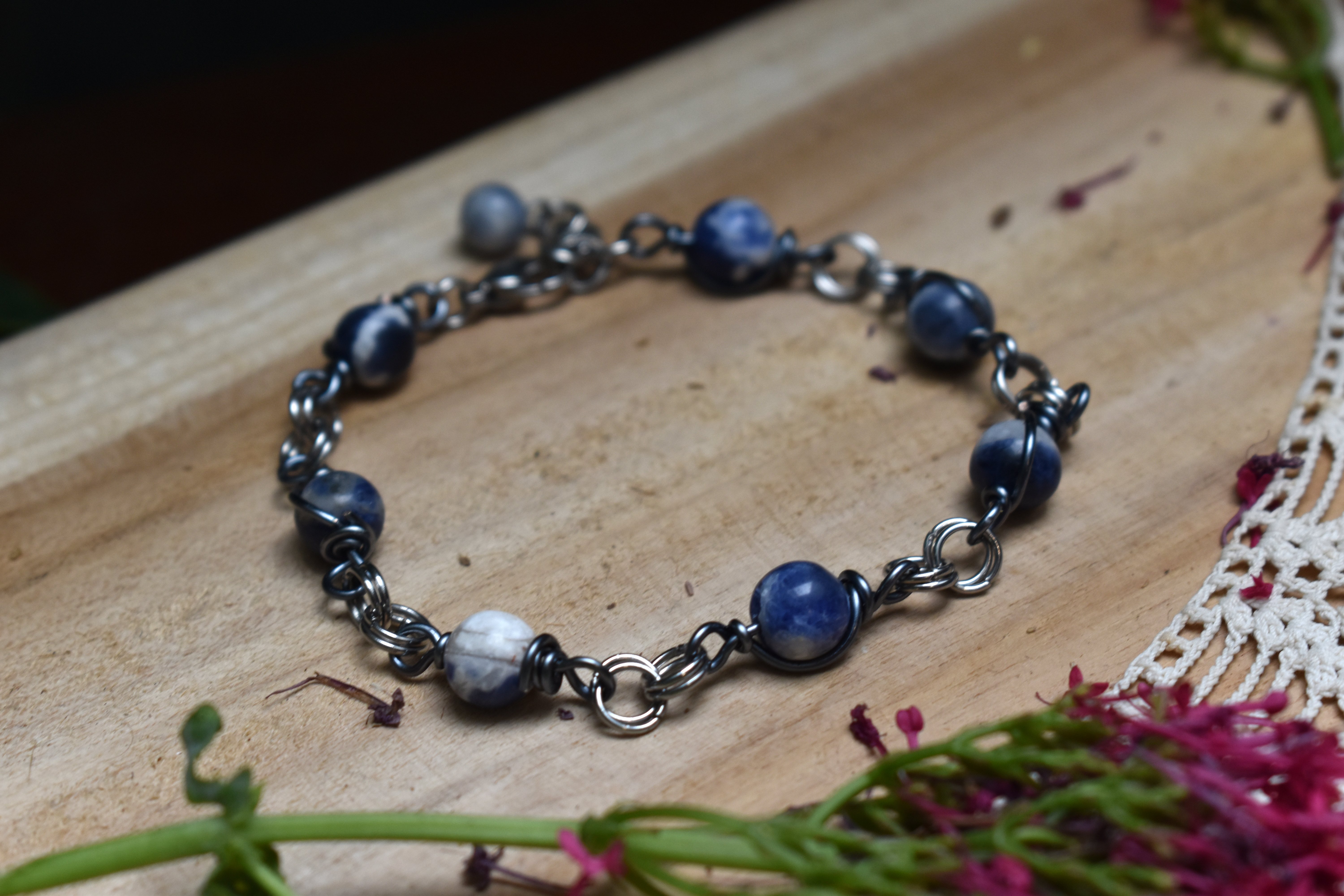 Bracelet ~Perséphone~ Sodalite