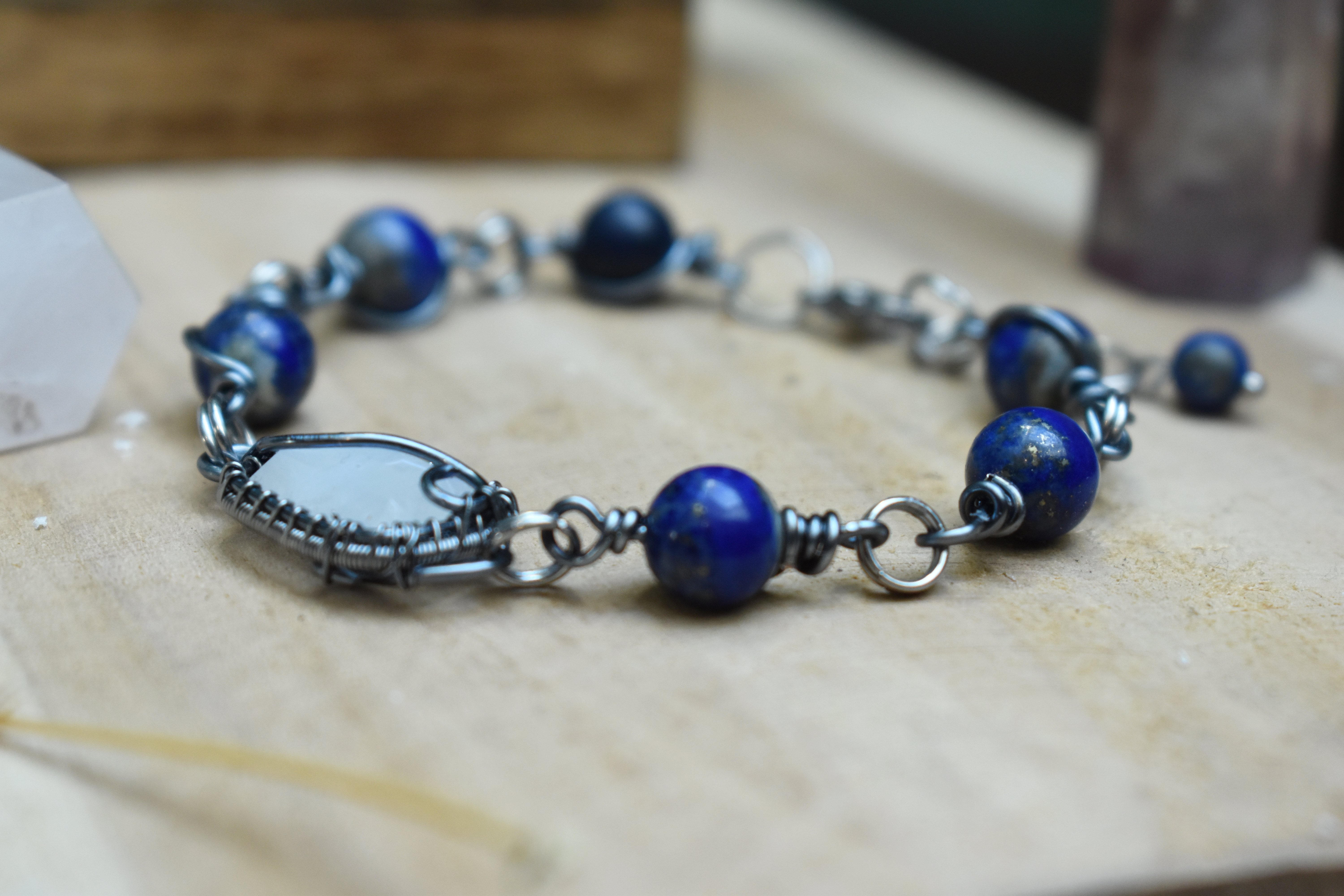 Bracelet ~Aelindra~ Péristérite