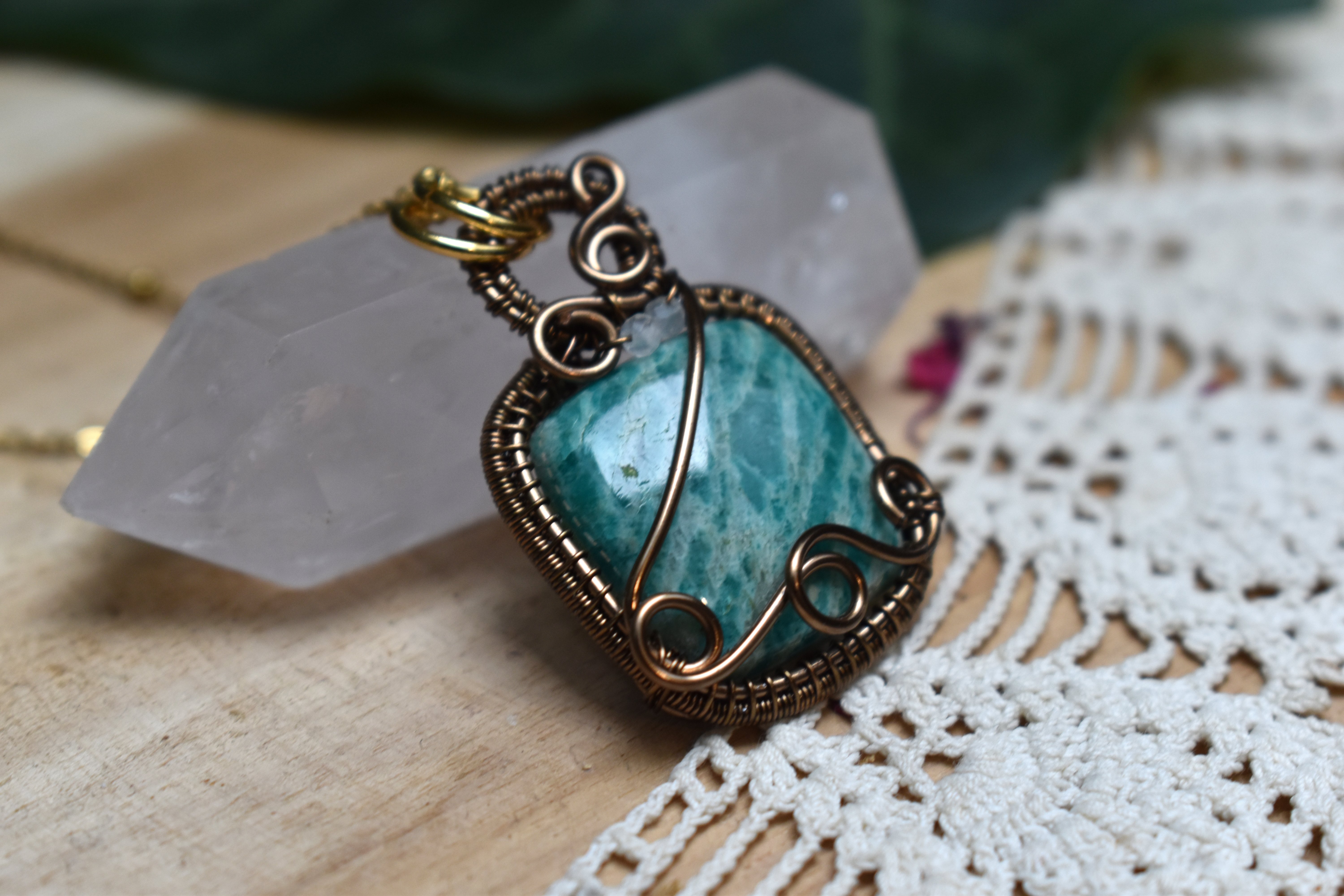 Collier ~Athéna~ Amazonite