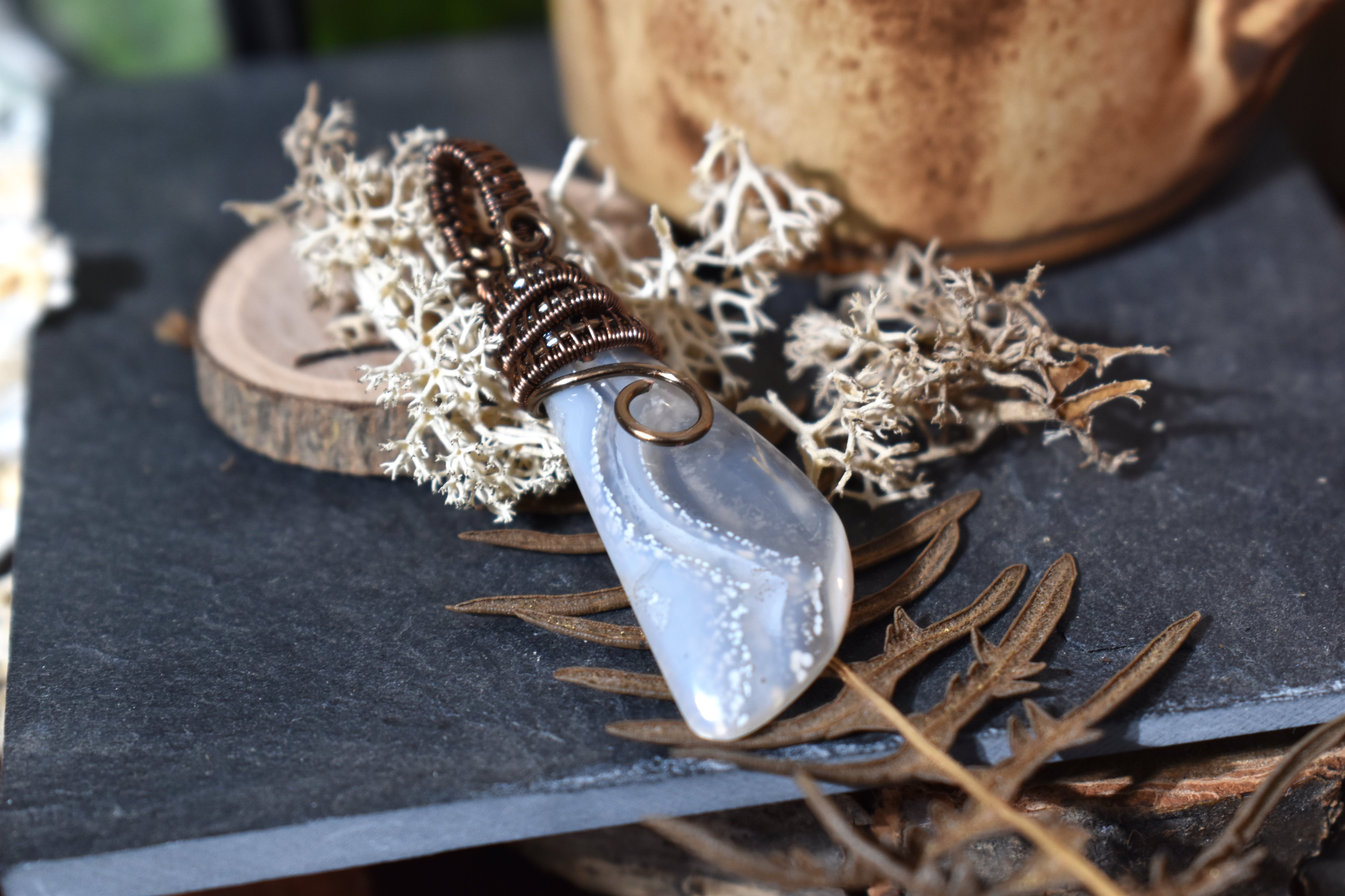 Pendentif ~Gardien du Souffle~ Agate