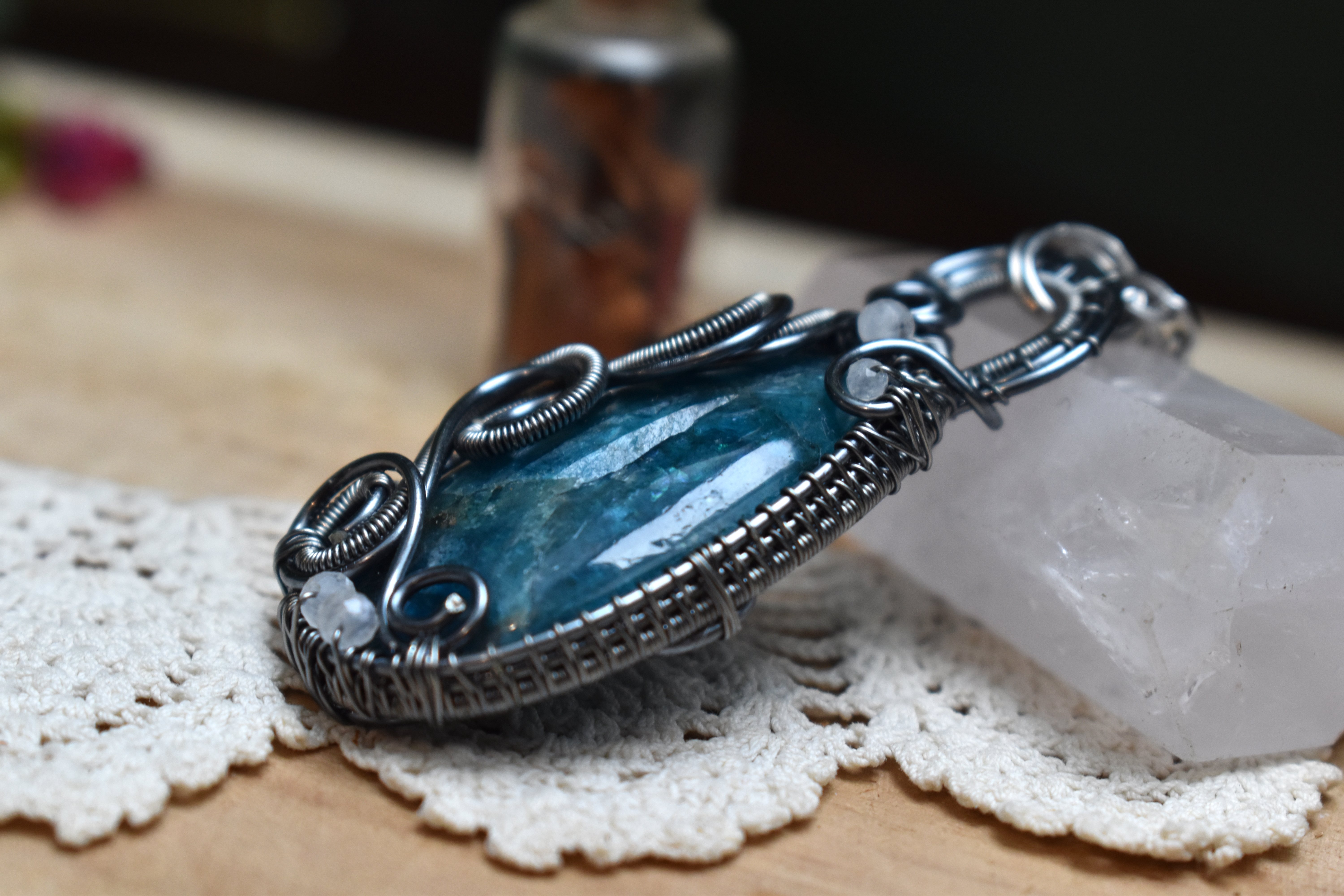 Collier ~Athéna~ Apatite