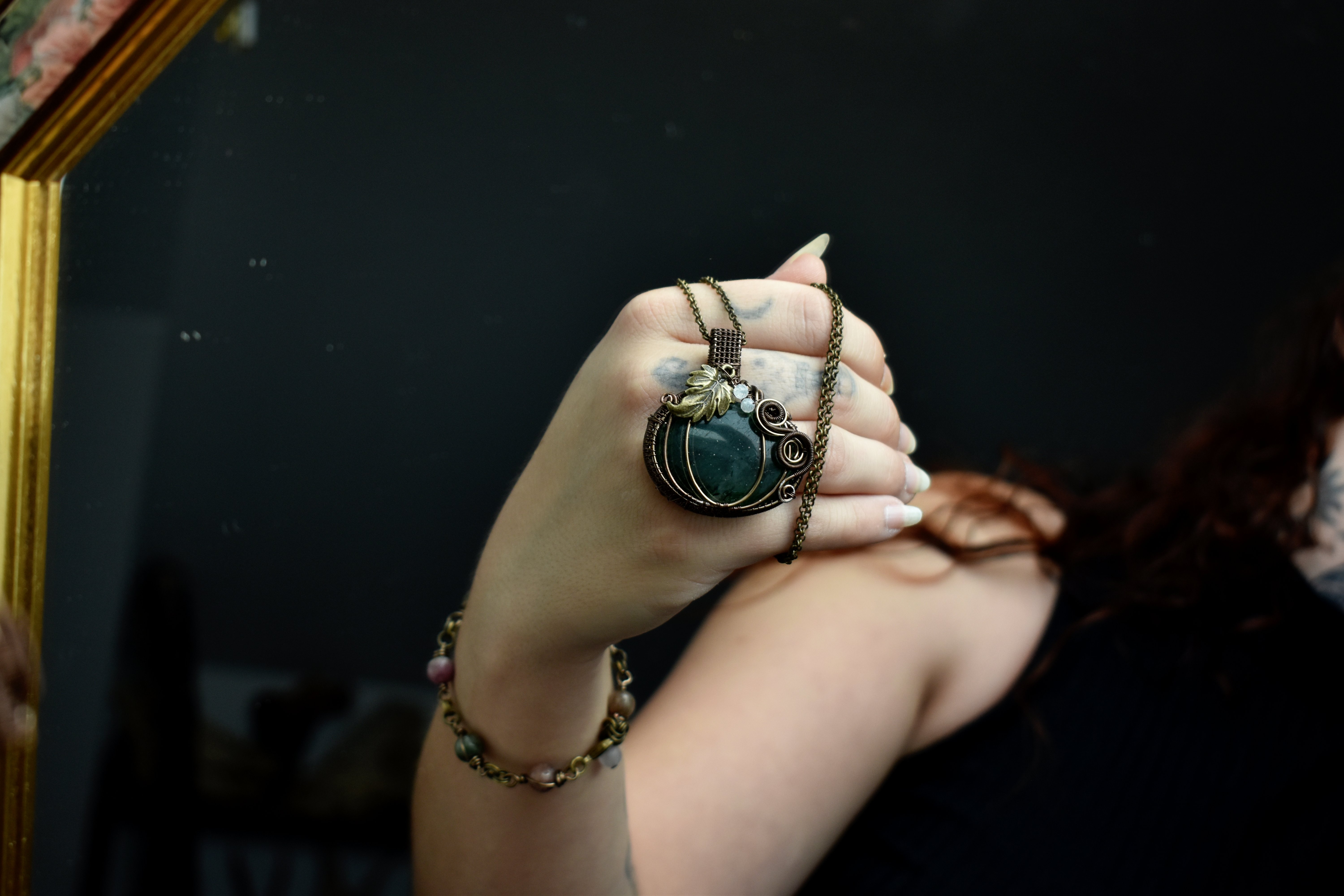 Collier ~Pumpkin~ Aventurine 