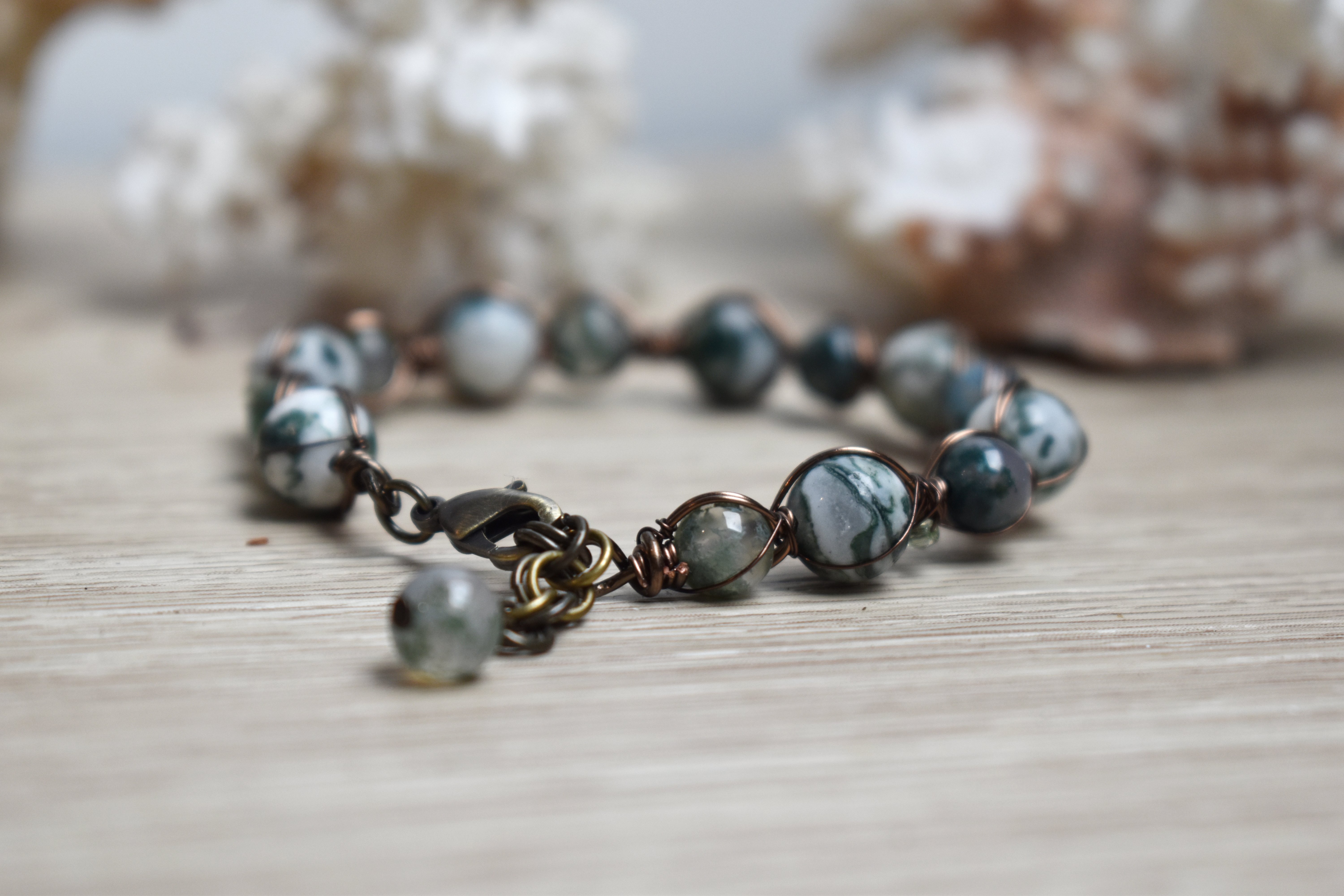 Bracelet ~Sybaris~ Agate Arbre 