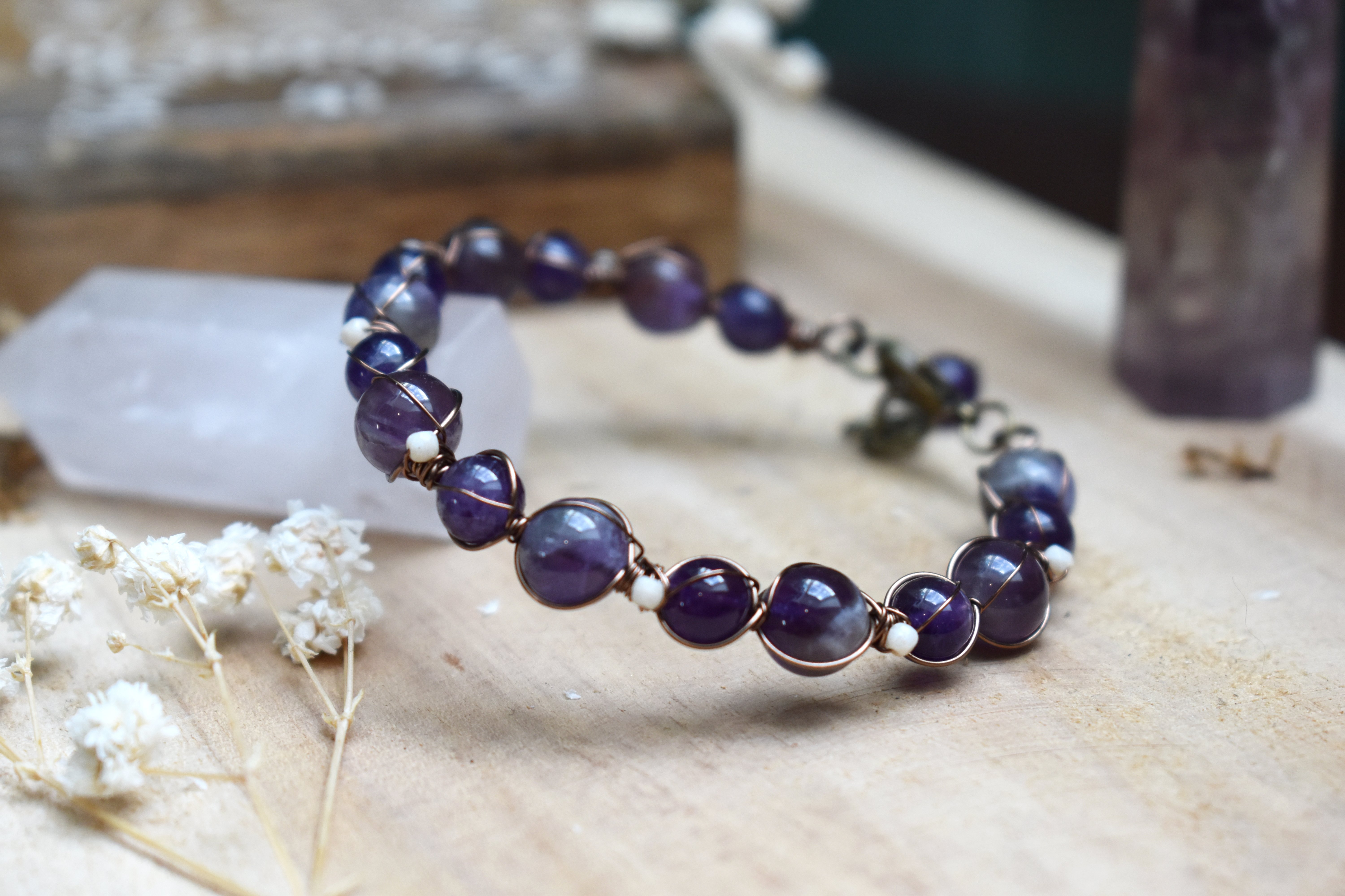 Bracelet ~Sybaris~ Améthyste 
