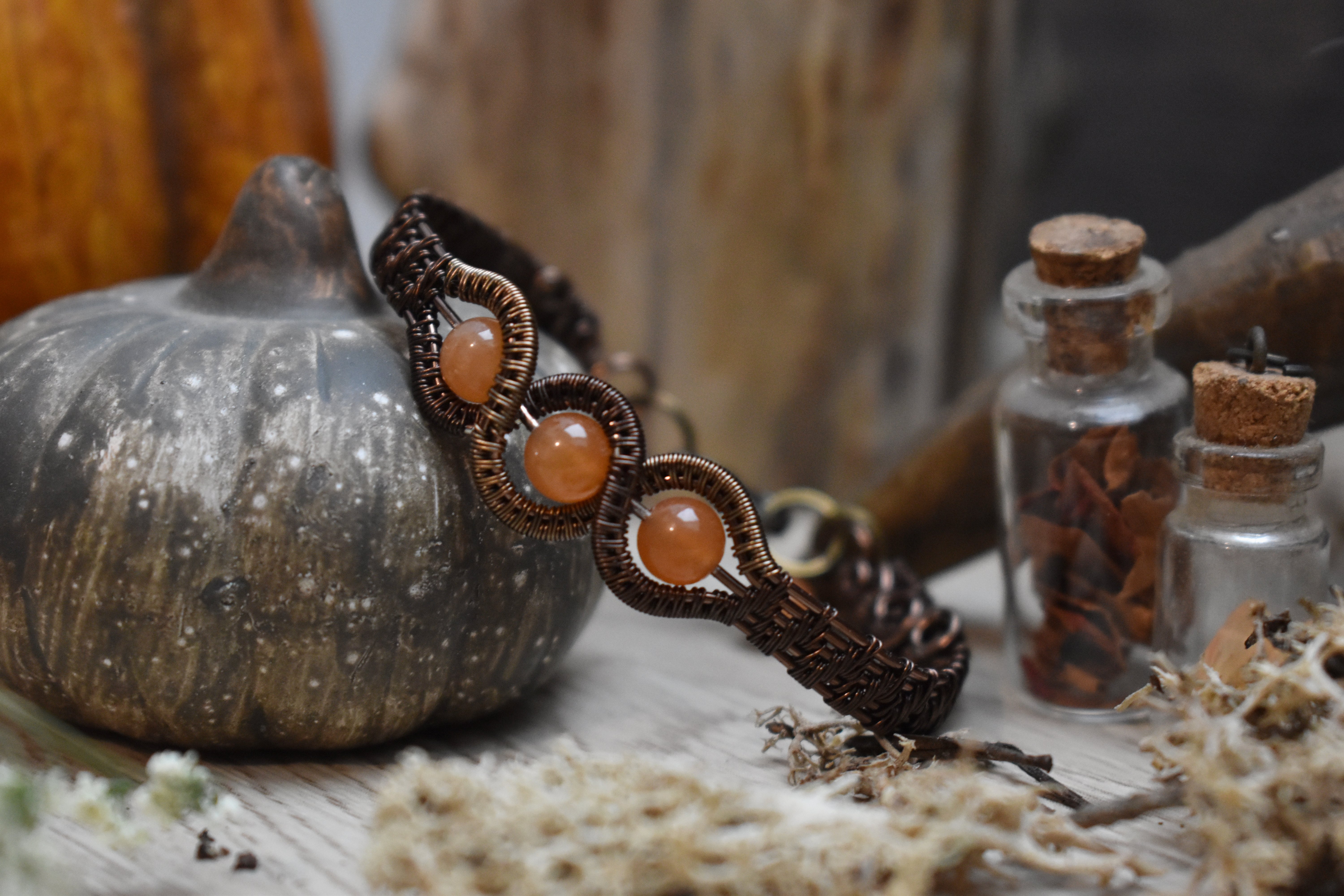 Bracelet ~Astral~ Aventurine Orange
