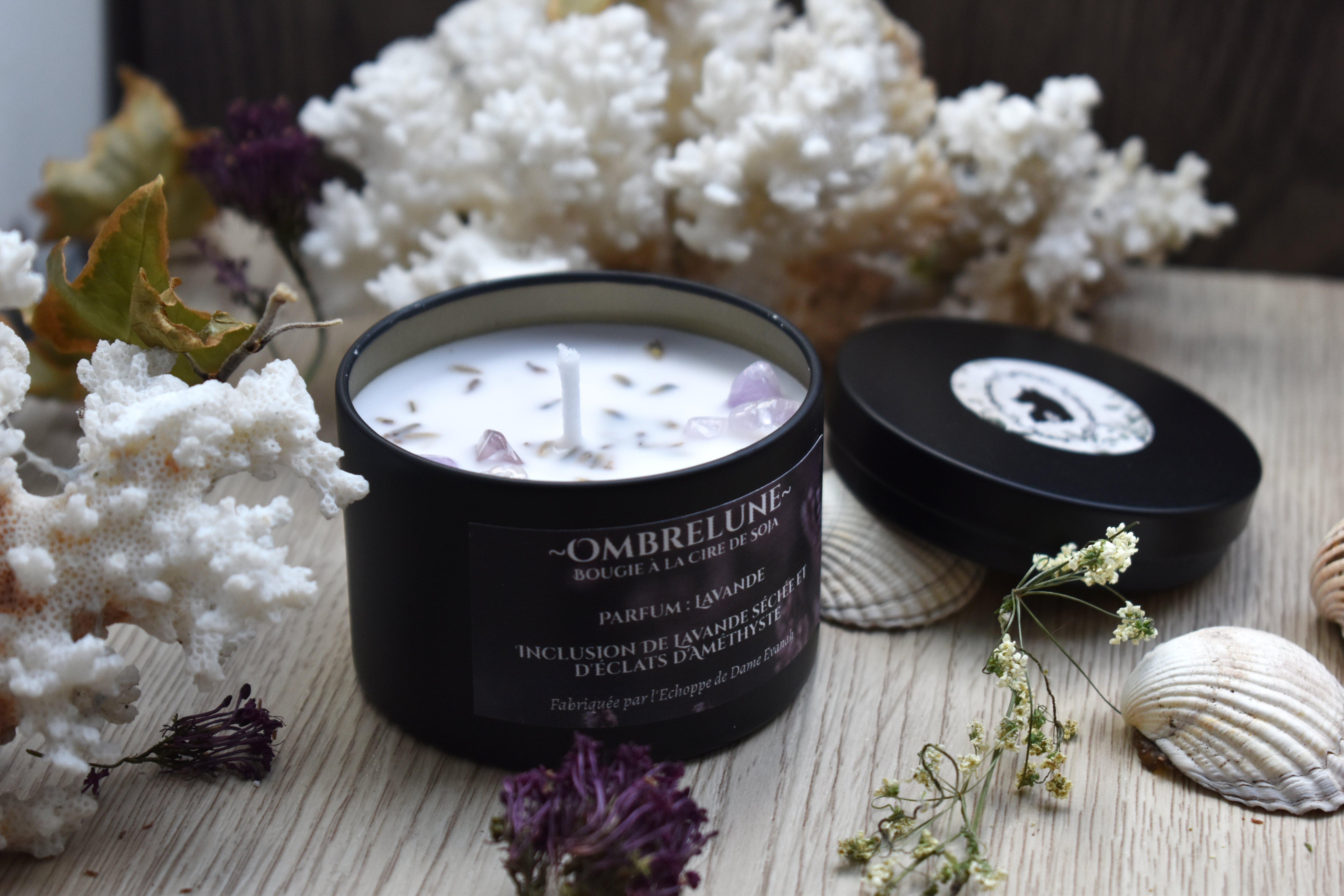 Bougie ~Ombrelune~ Lavande /100g