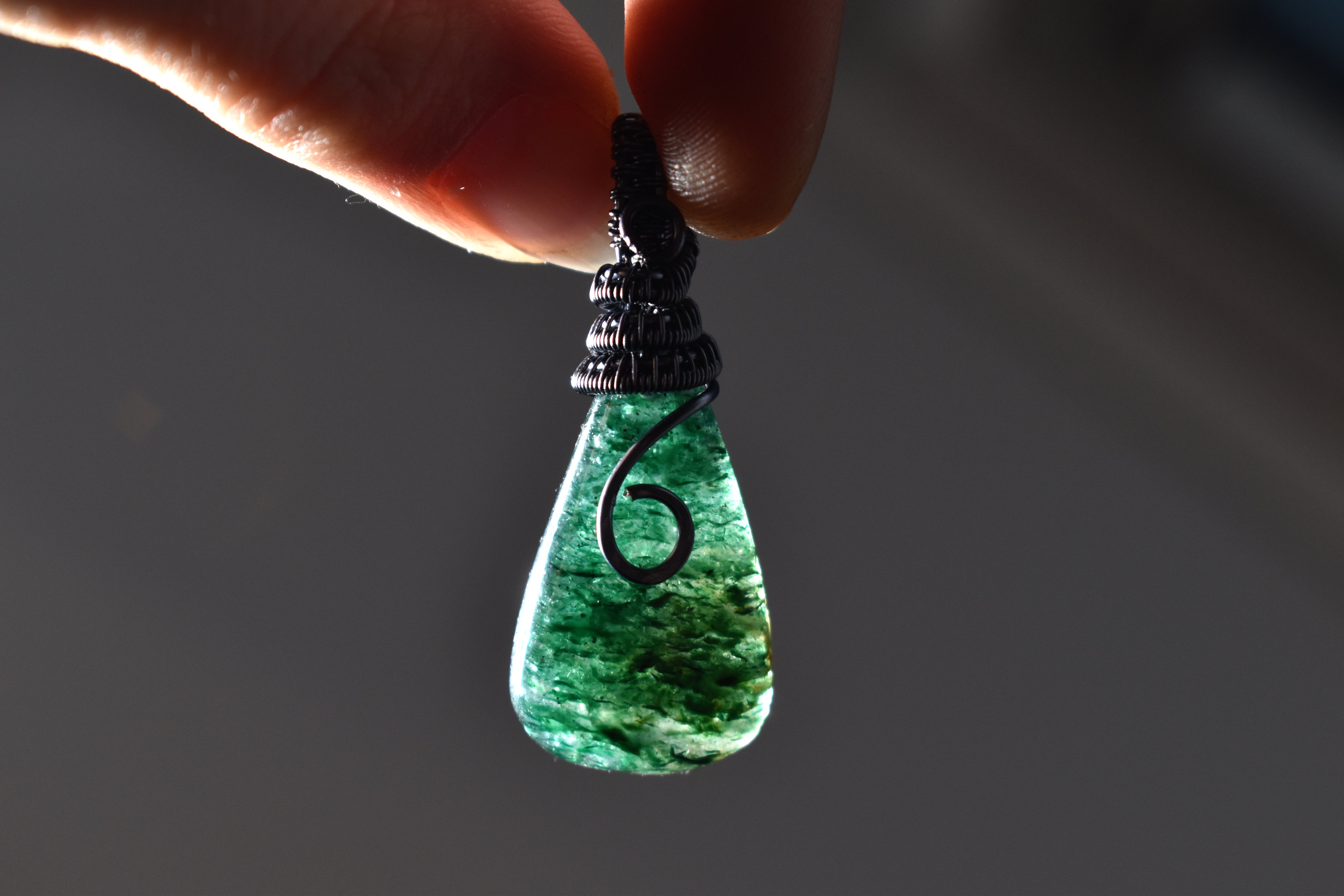 Pendentif ~Gardien du Souffle~ Aventurine