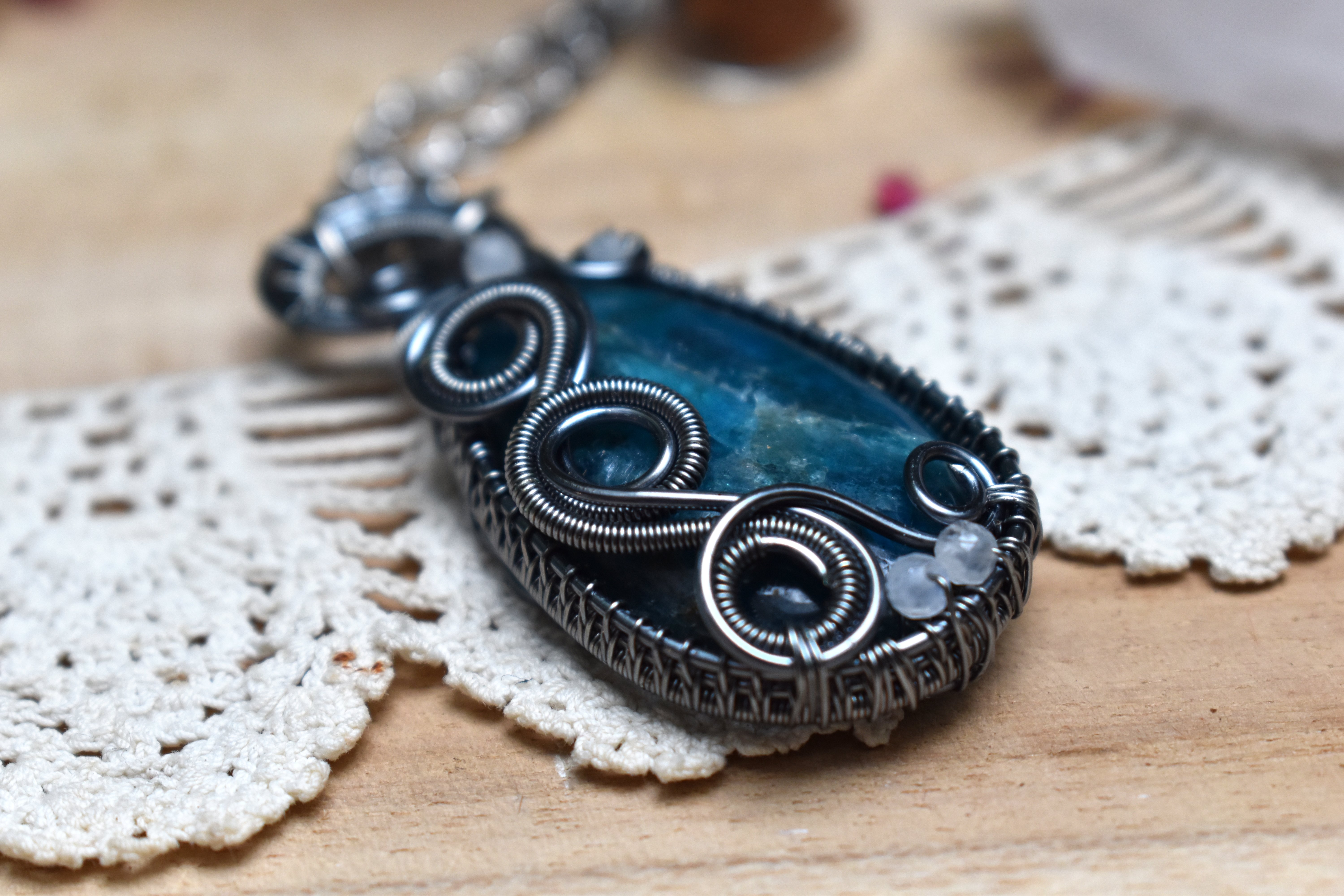 Collier ~Athéna~ Apatite