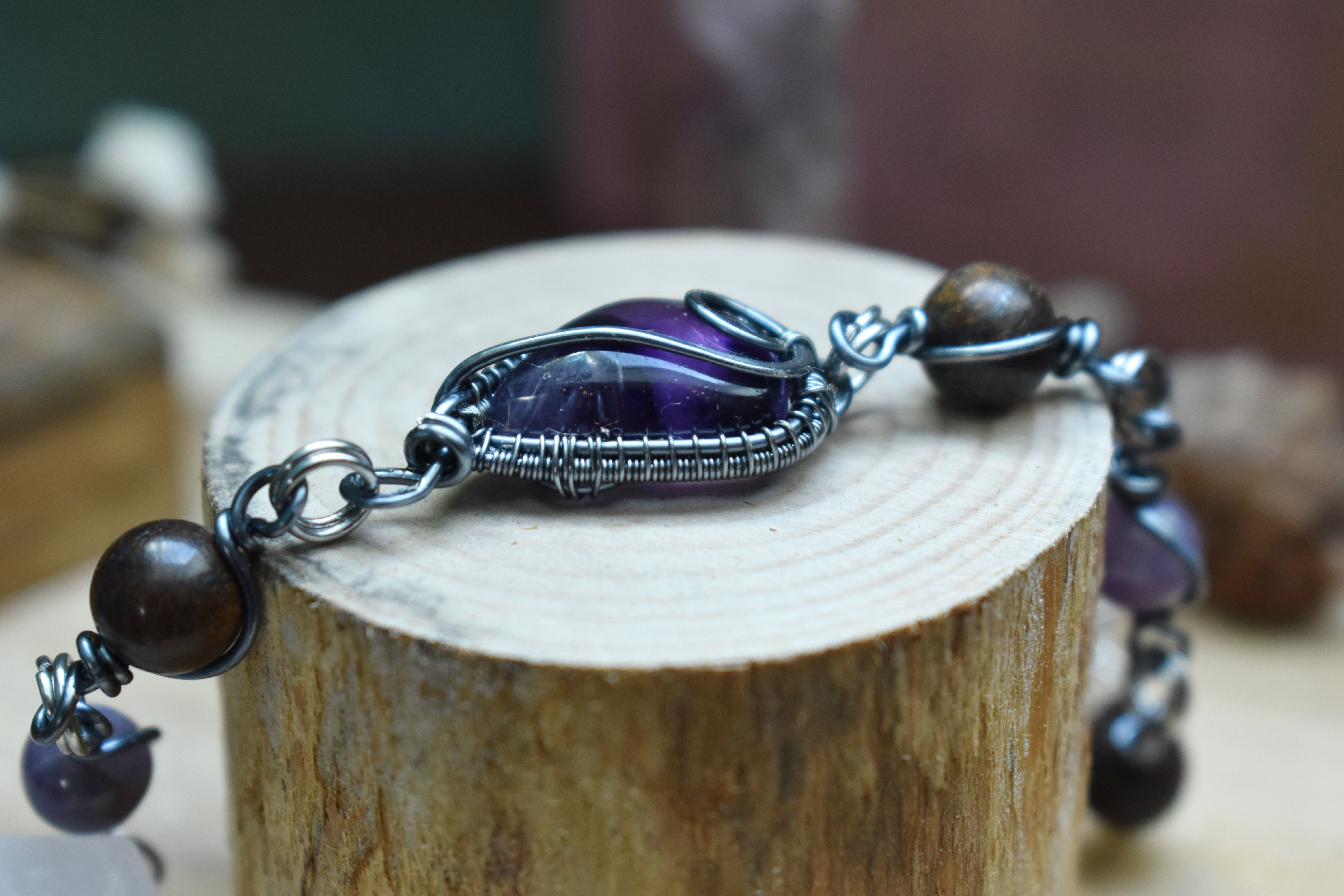 Bracelet ~Aelindra~ Améthyste 