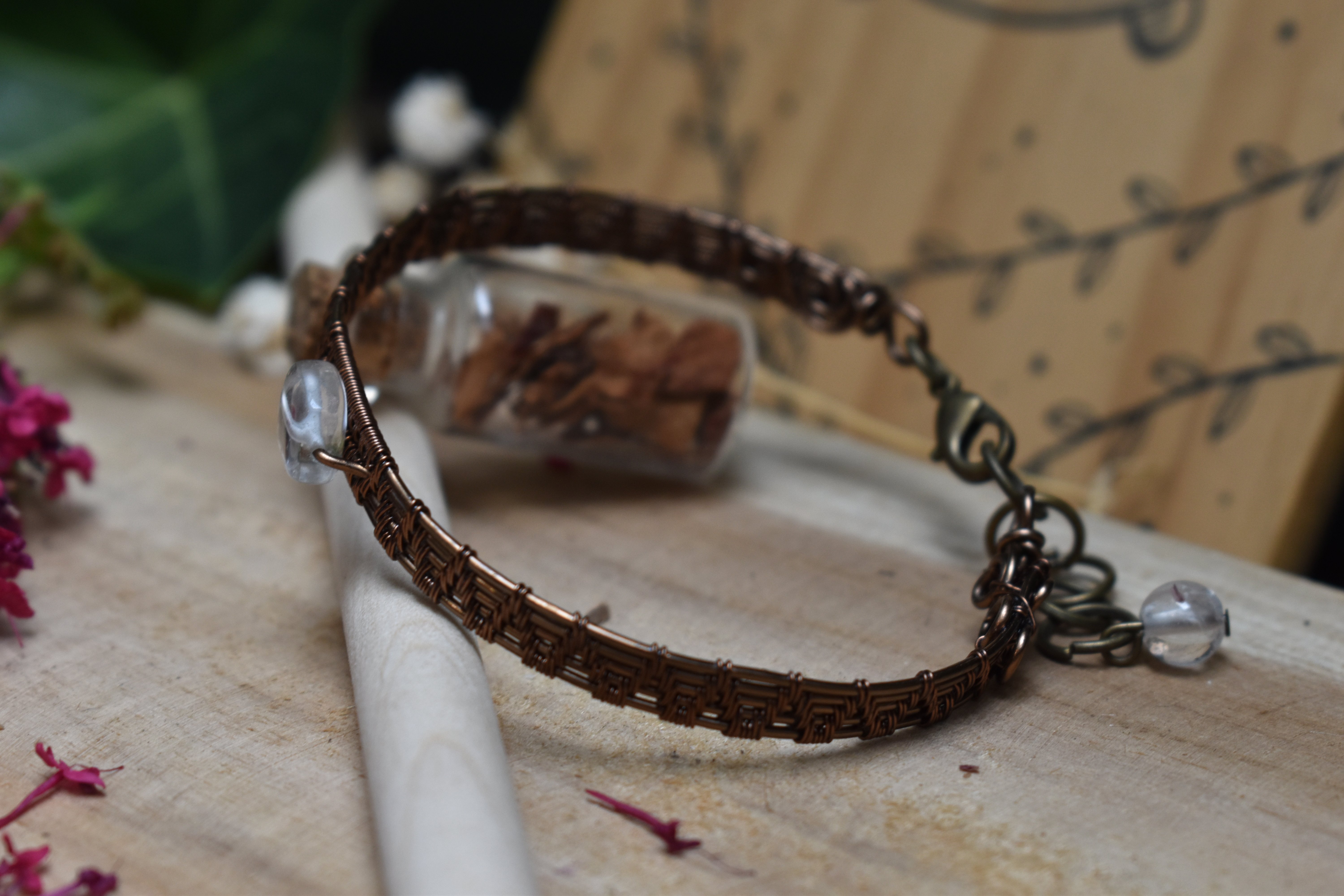 Bracelet ~Forge Précieuse~ Cristal de Roche