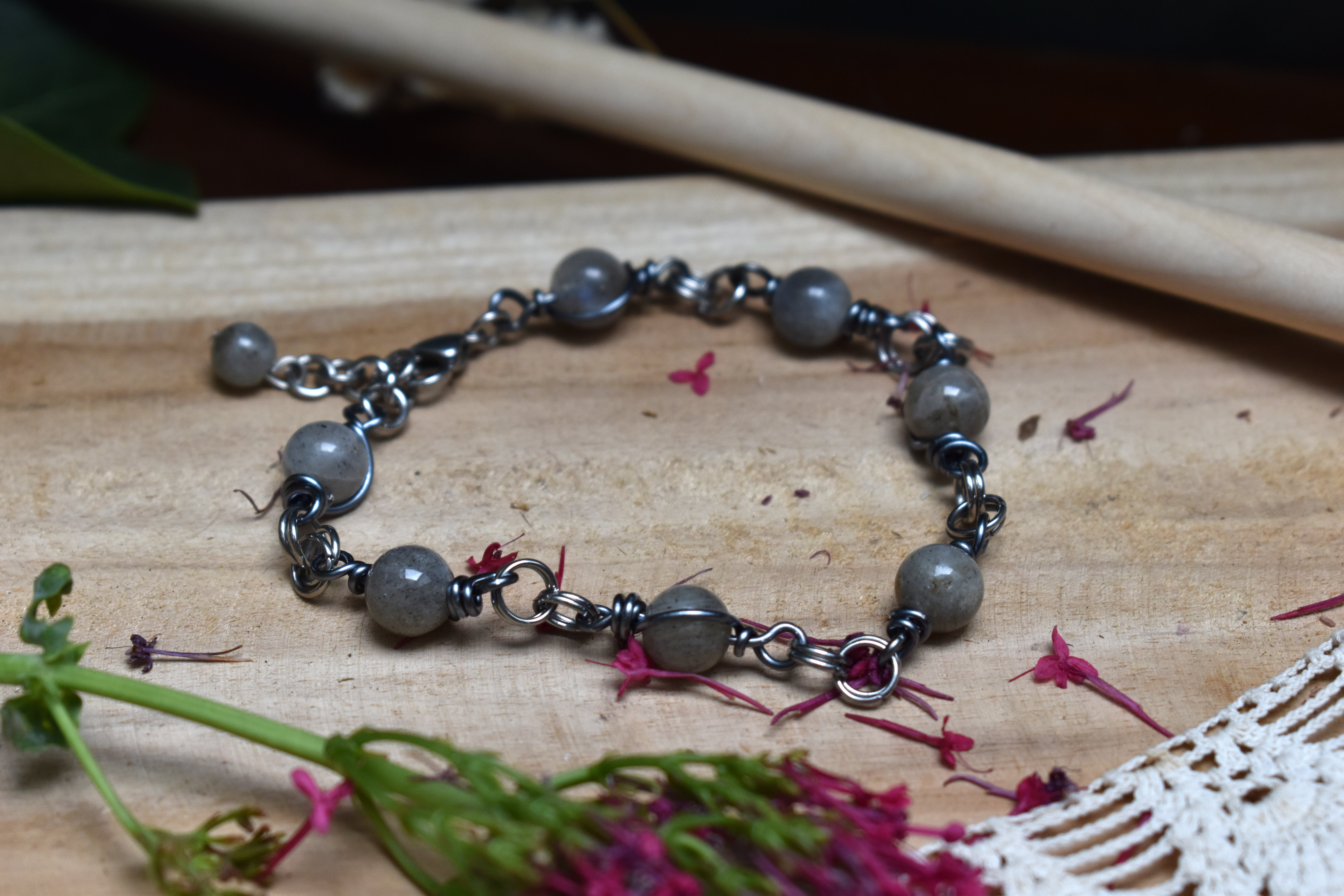 Bracelet ~Perséphone~ Labradorite 