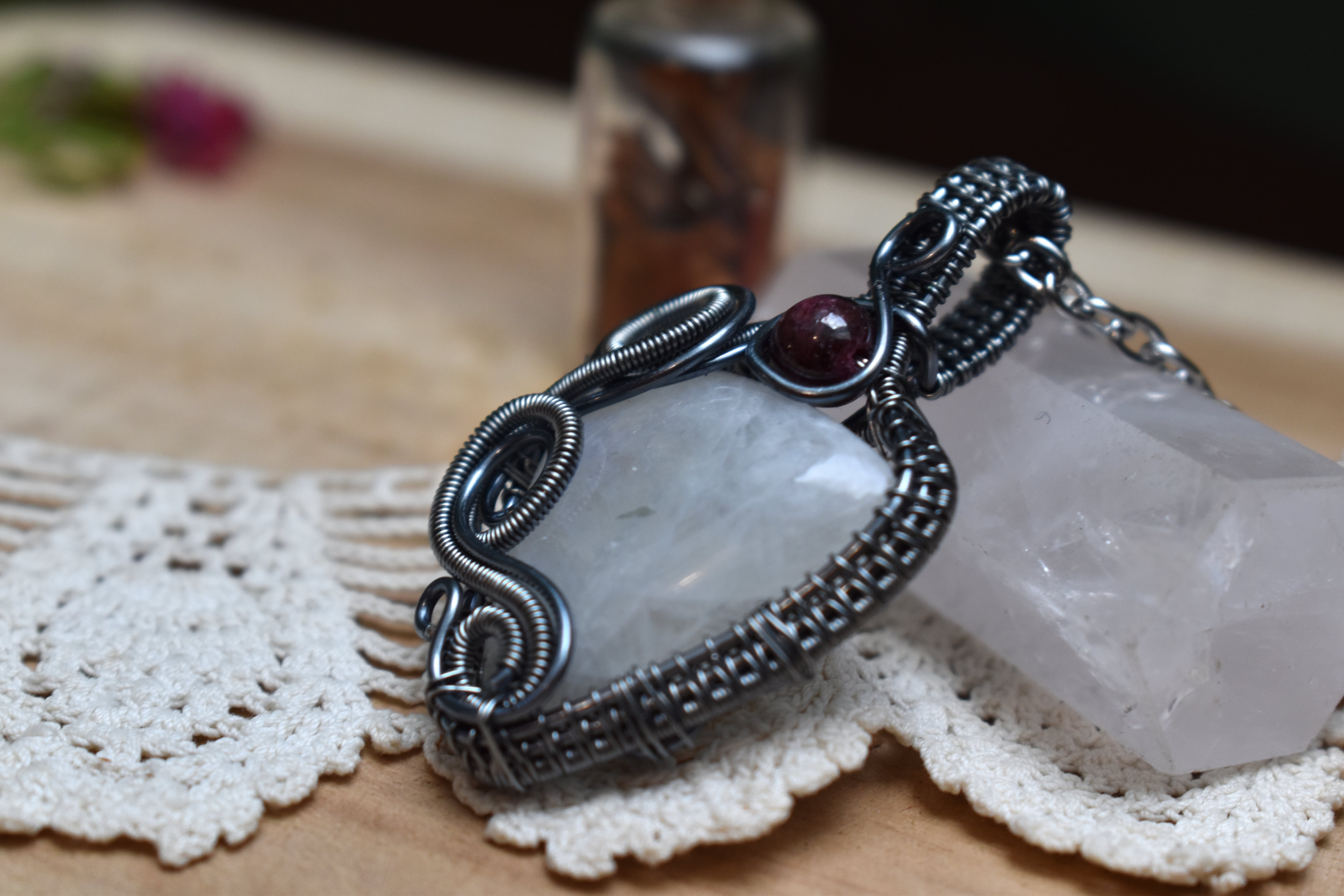 Collier ~Athéna~ Péristérite