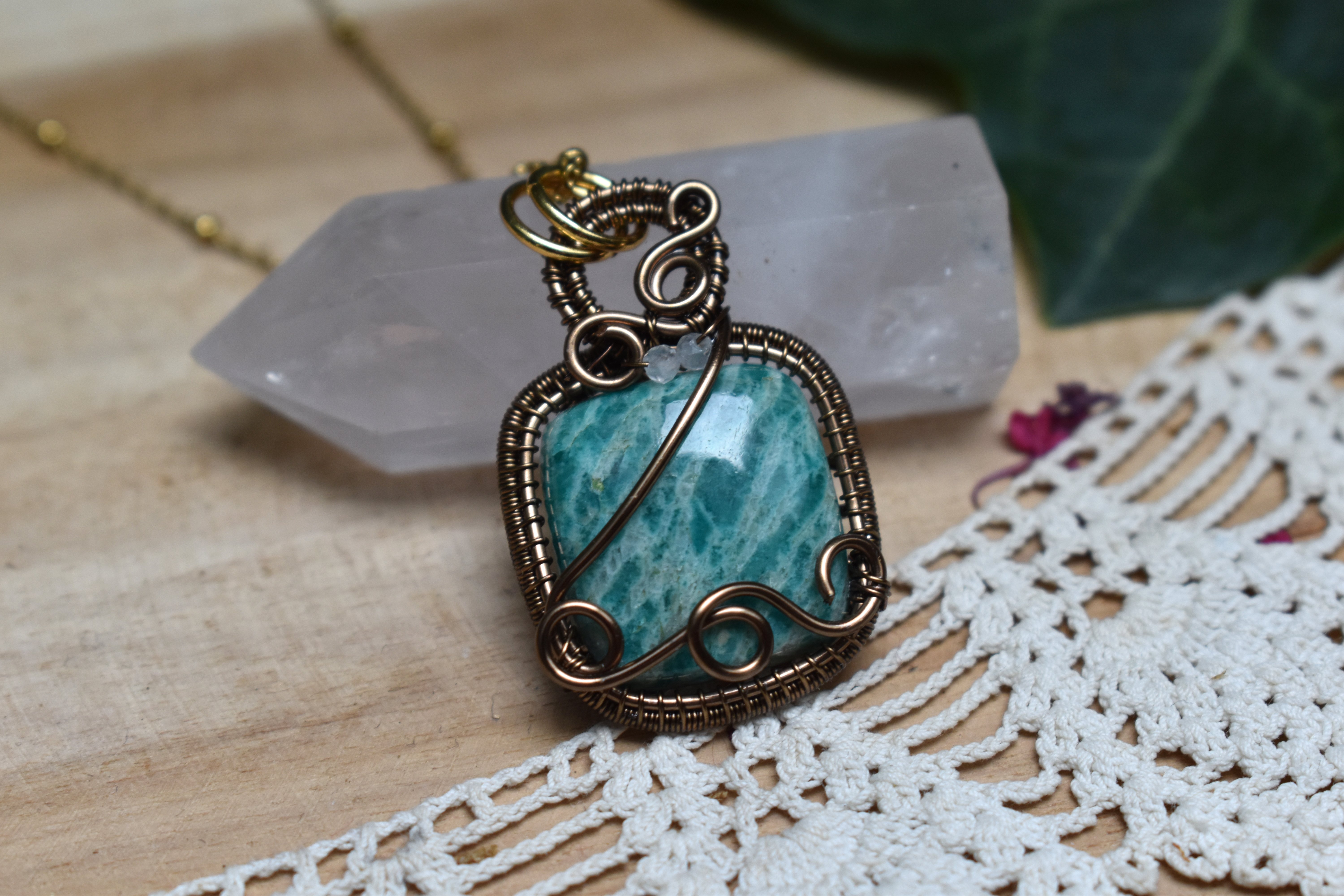 Collier ~Athéna~ Amazonite