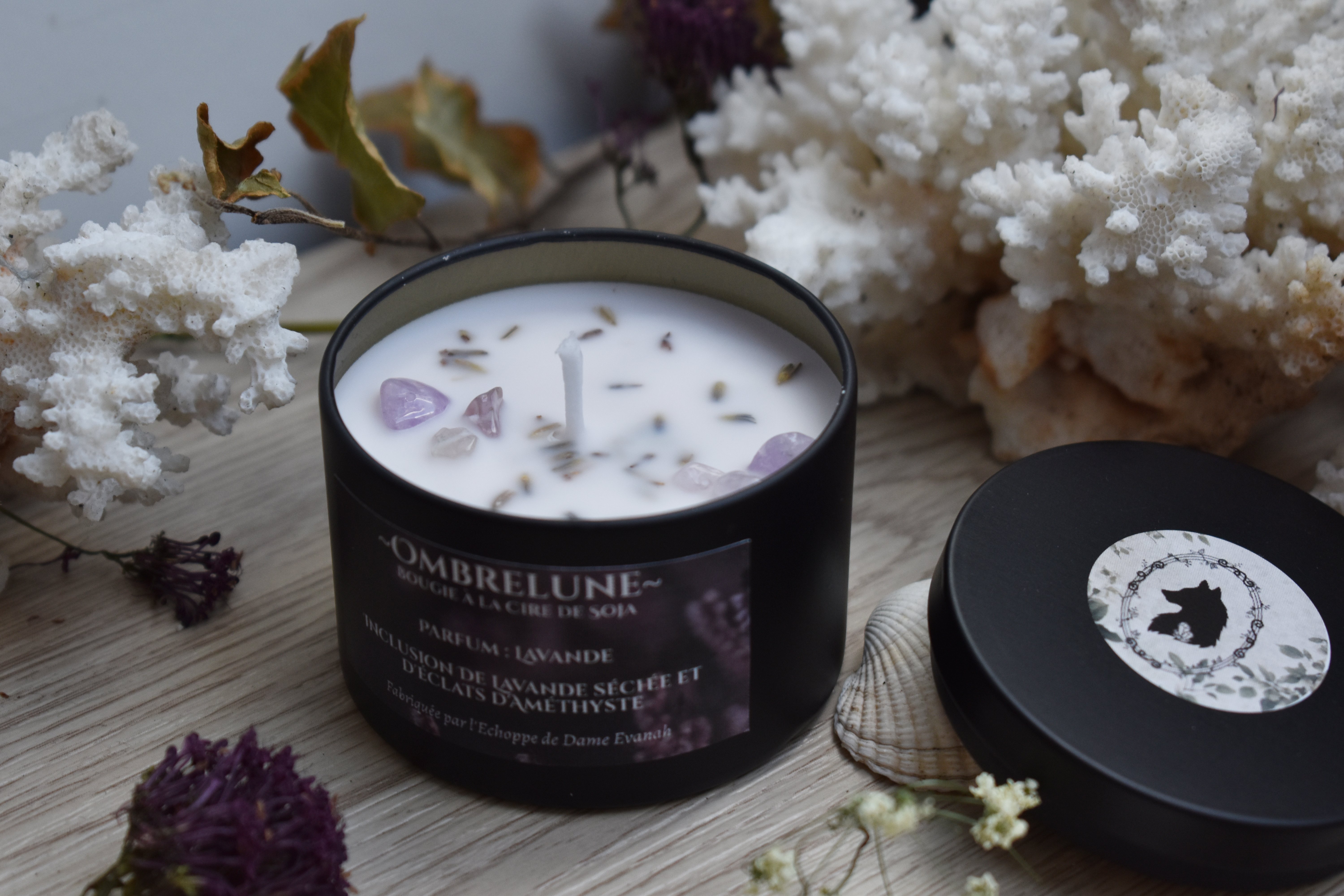 Bougie ~Ombrelune~ Lavande /100g