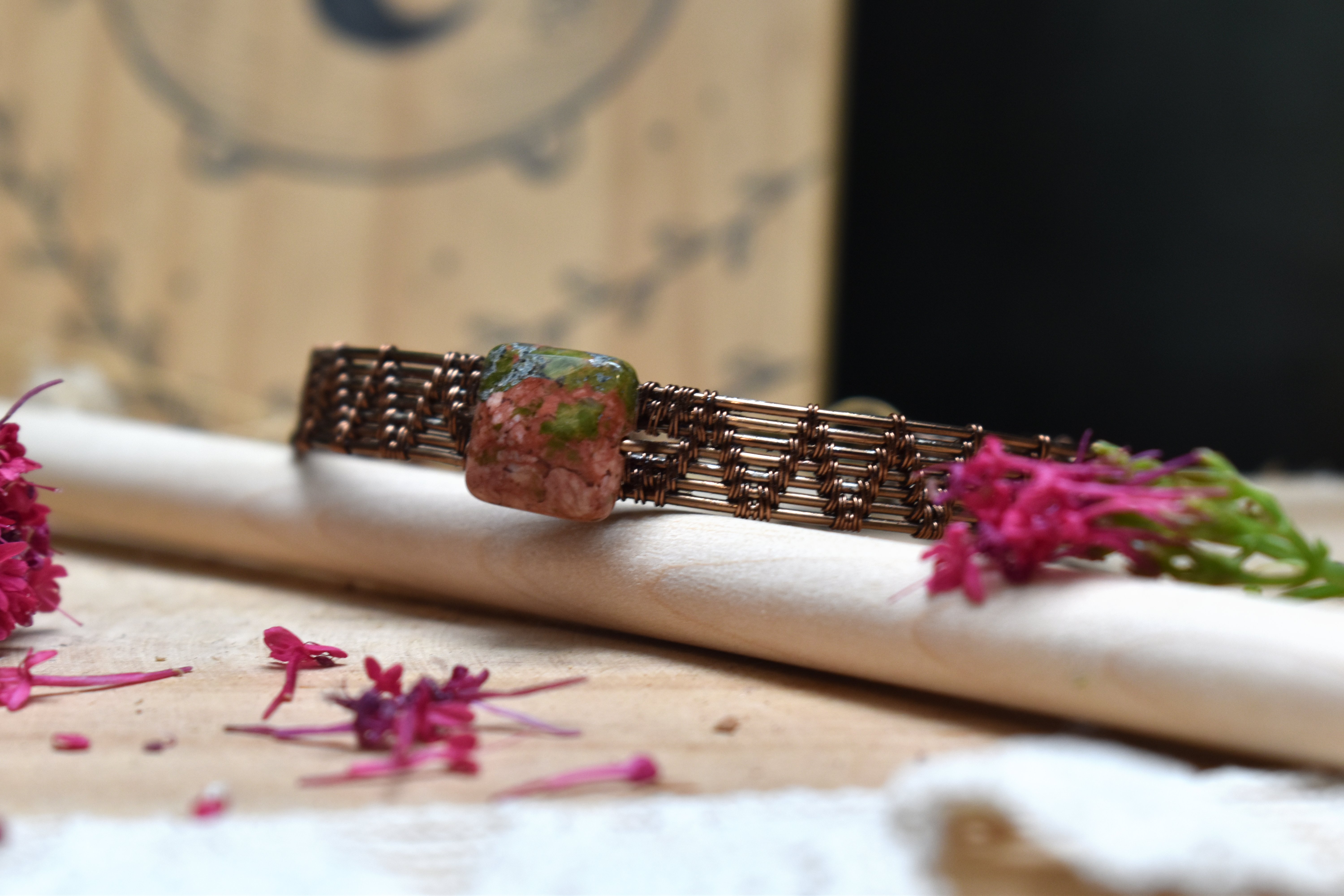 Bracelet ~Forge Précieuse~ Unakite