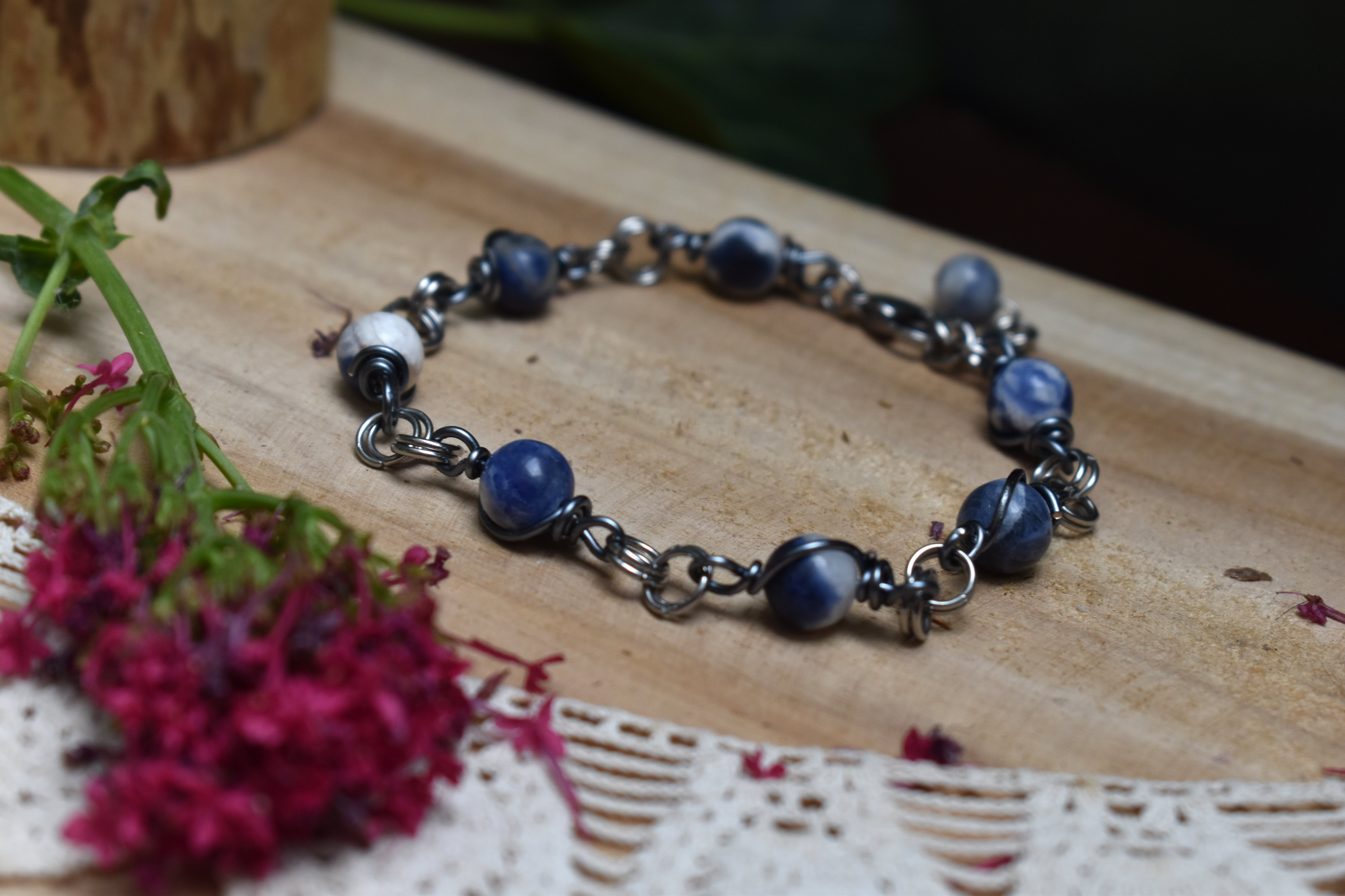 Bracelet ~Perséphone~ Sodalite