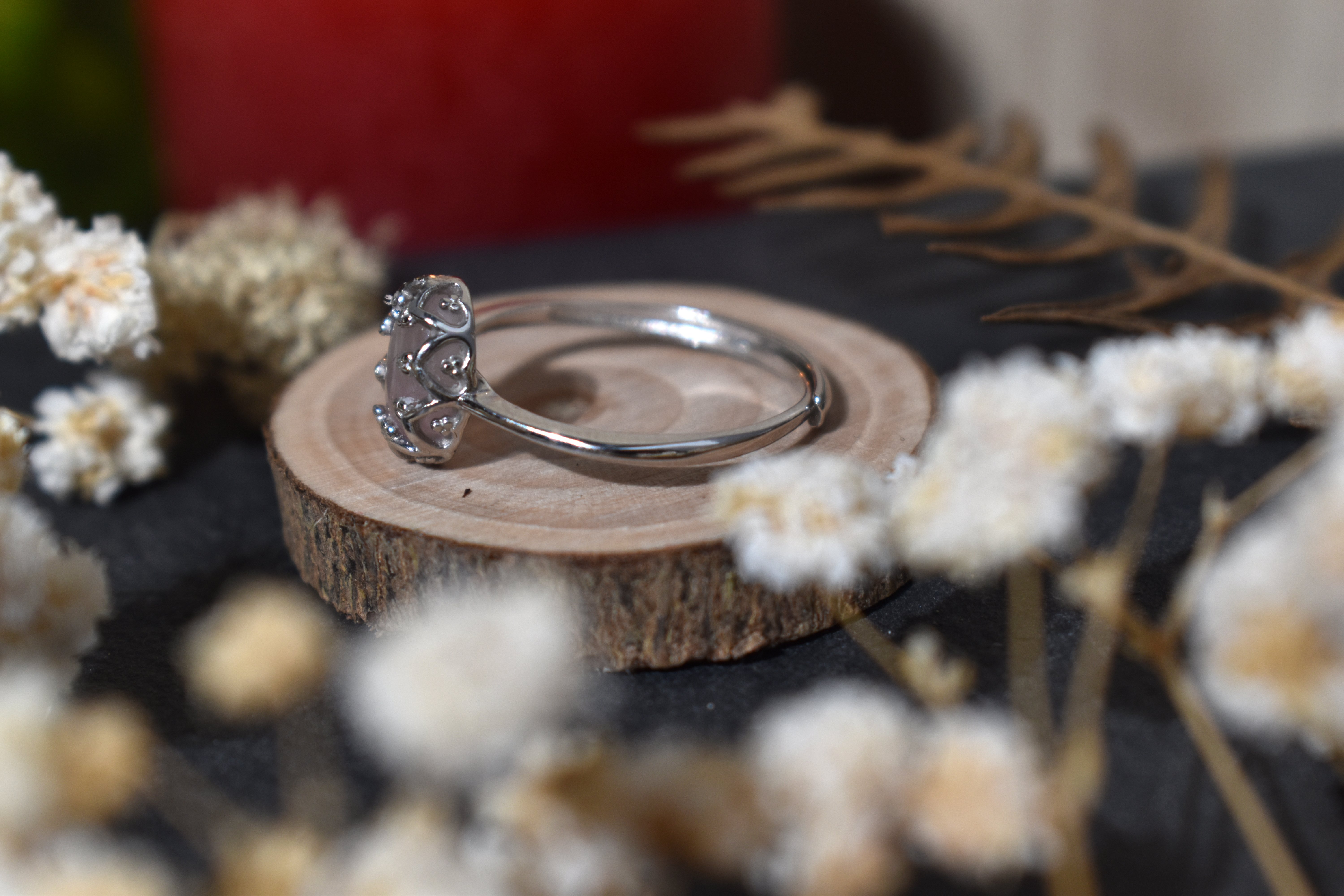 Bague ~Eclat Onirique~ Quartz Rose