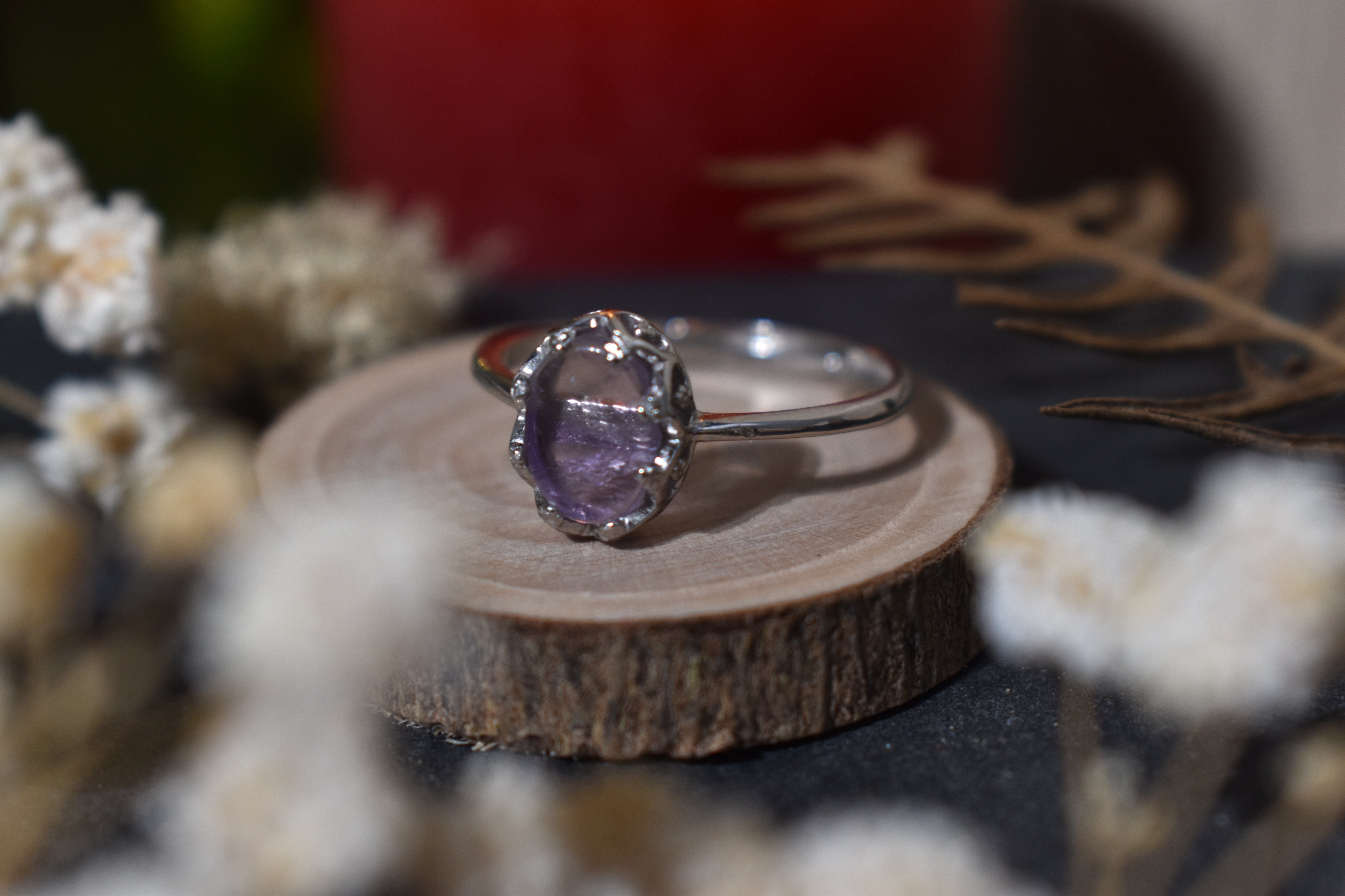 Bague ~Eclat Onirique~ Améthyste