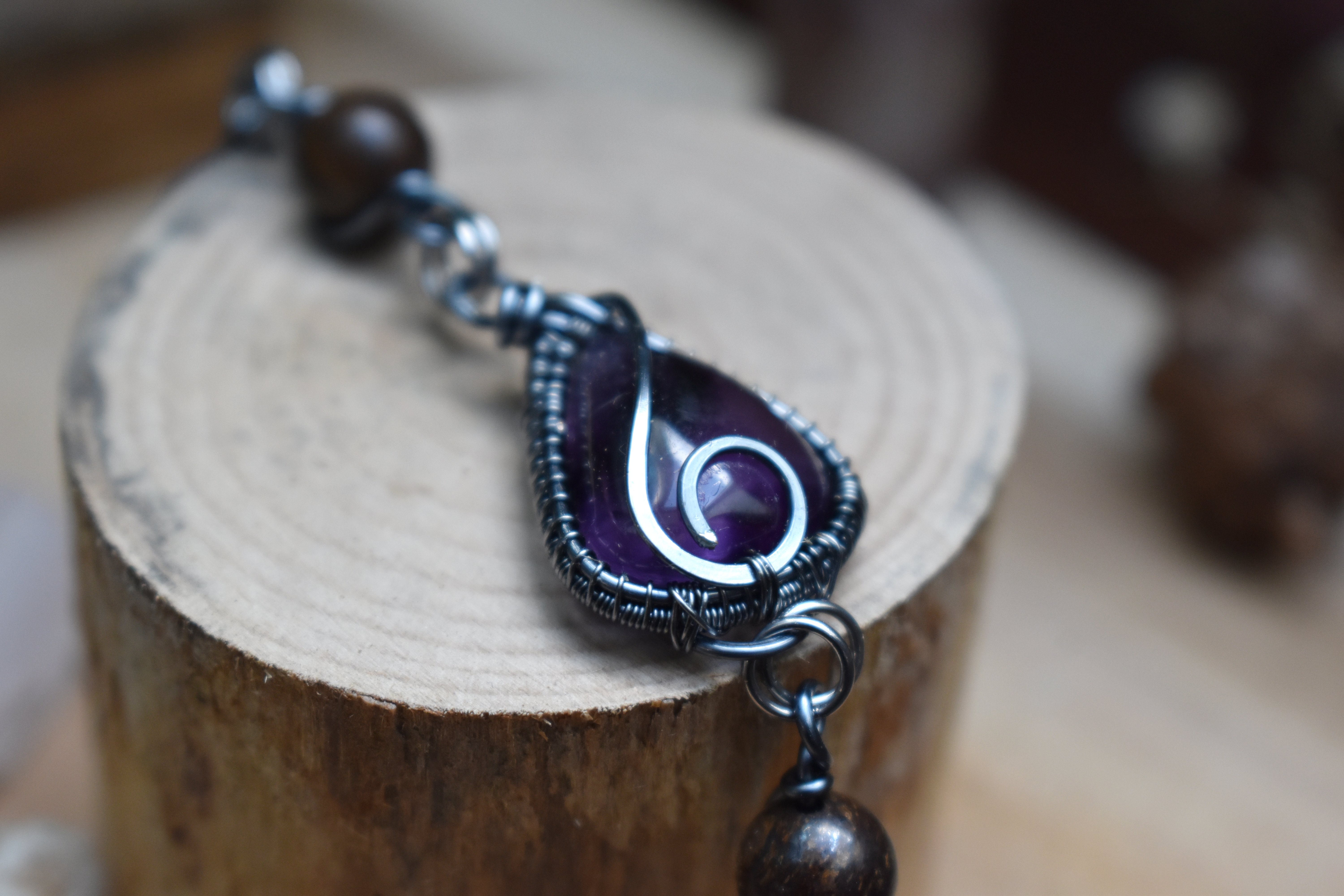Bracelet ~Aelindra~ Améthyste 