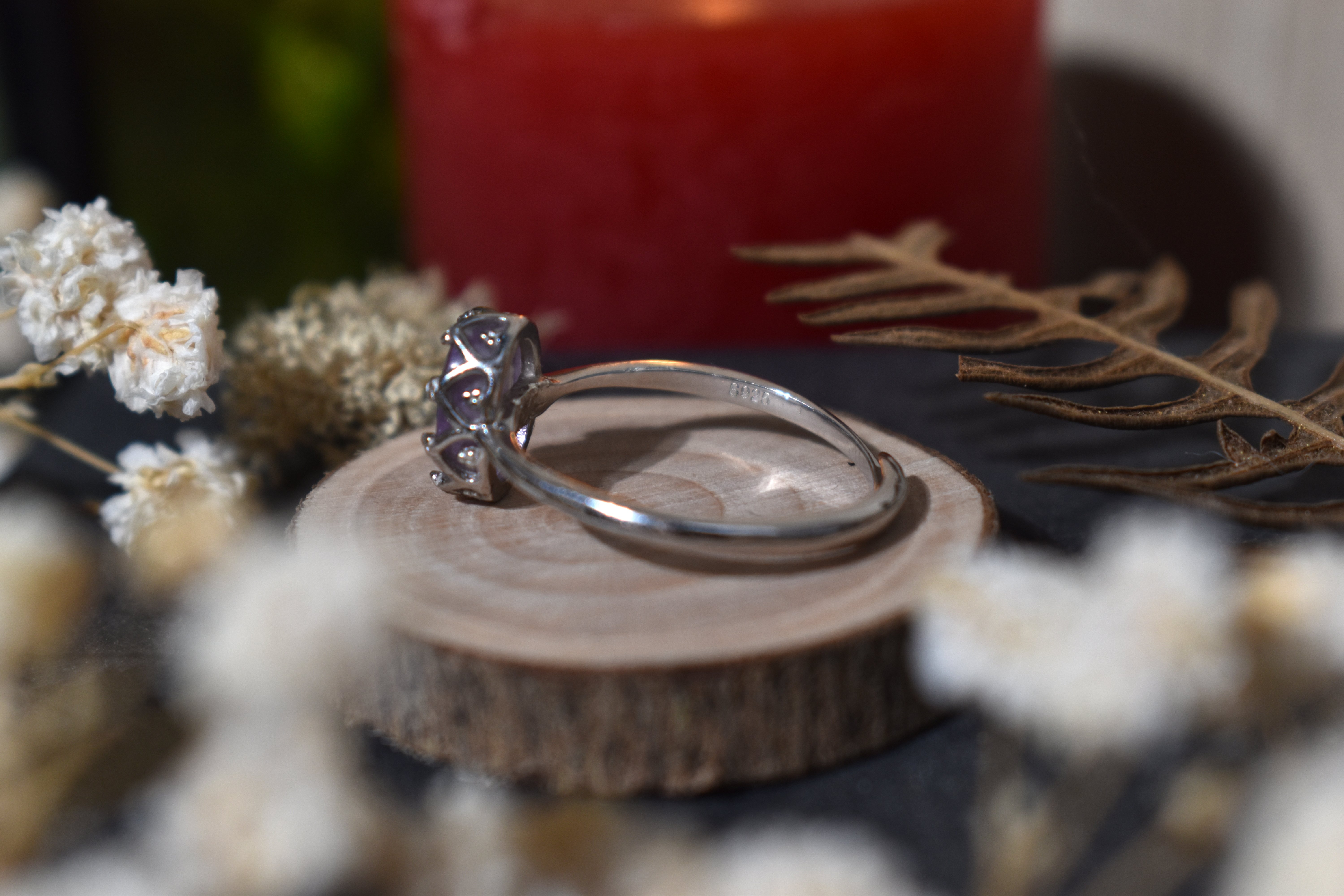 Bague ~Eclat Onirique~ Améthyste 