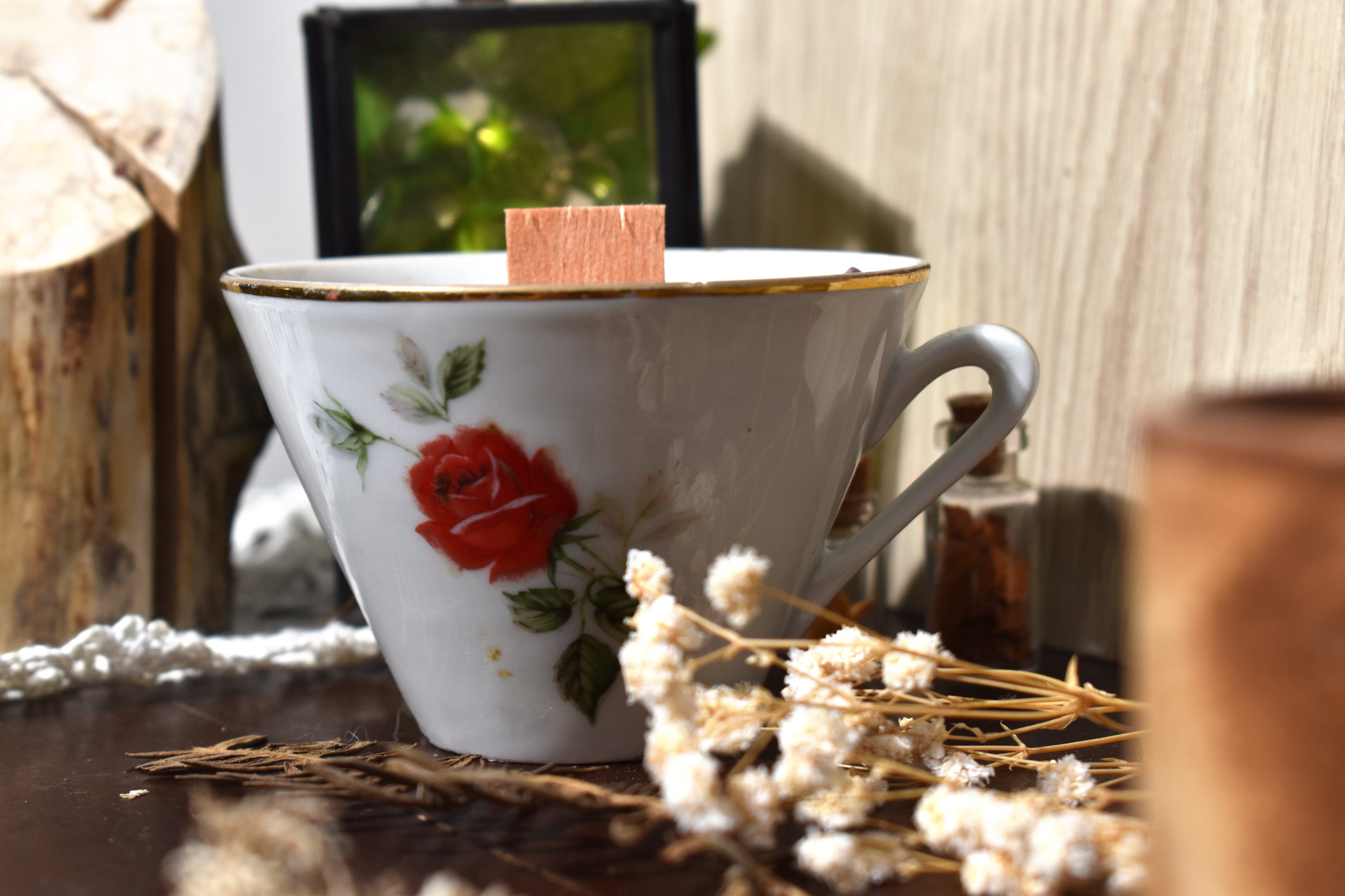 Bougie ~Brume d'Autrefois~ Fleur d'Oranger / 120g