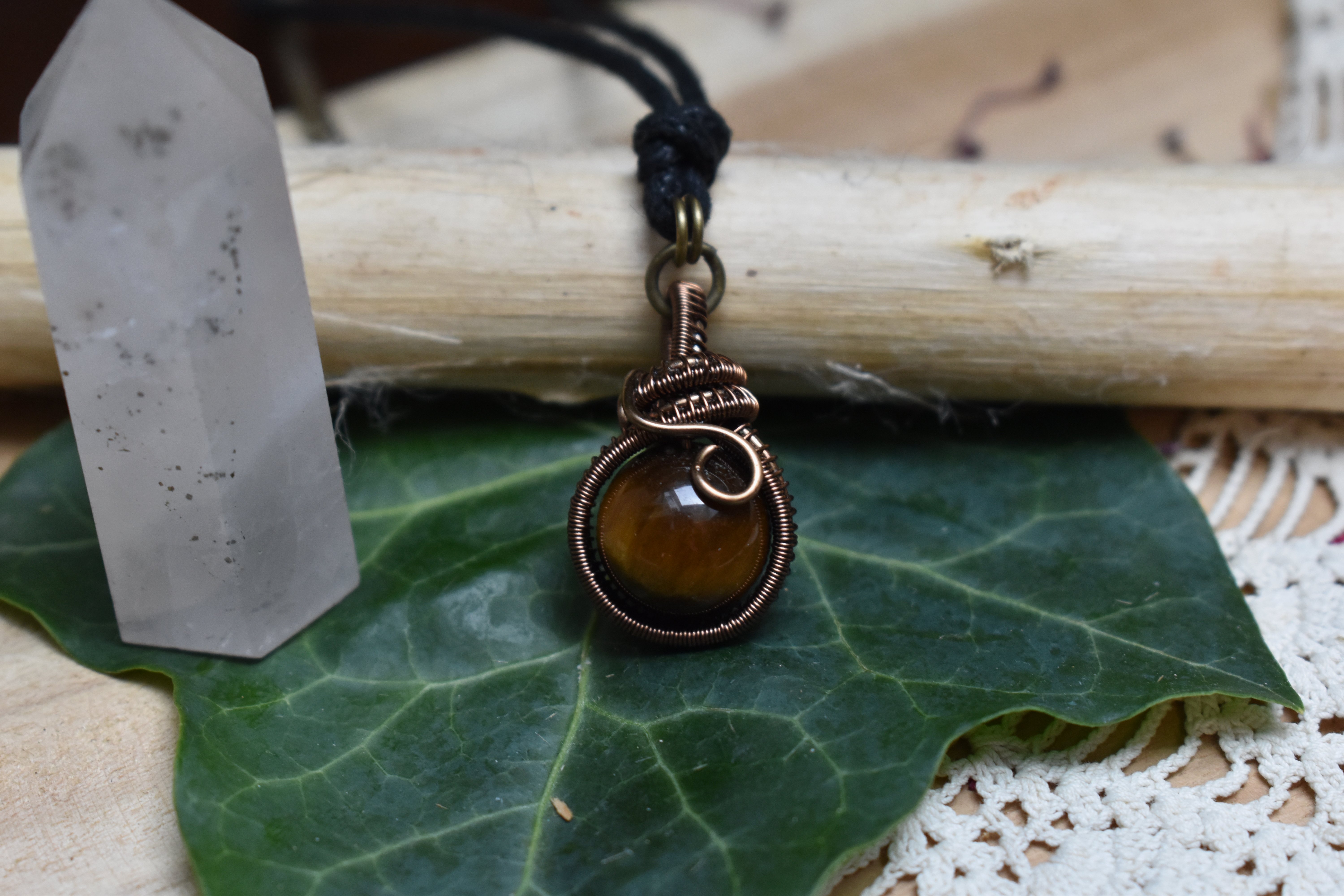 Pendentif ~Fidget~ Oeil de Tigre