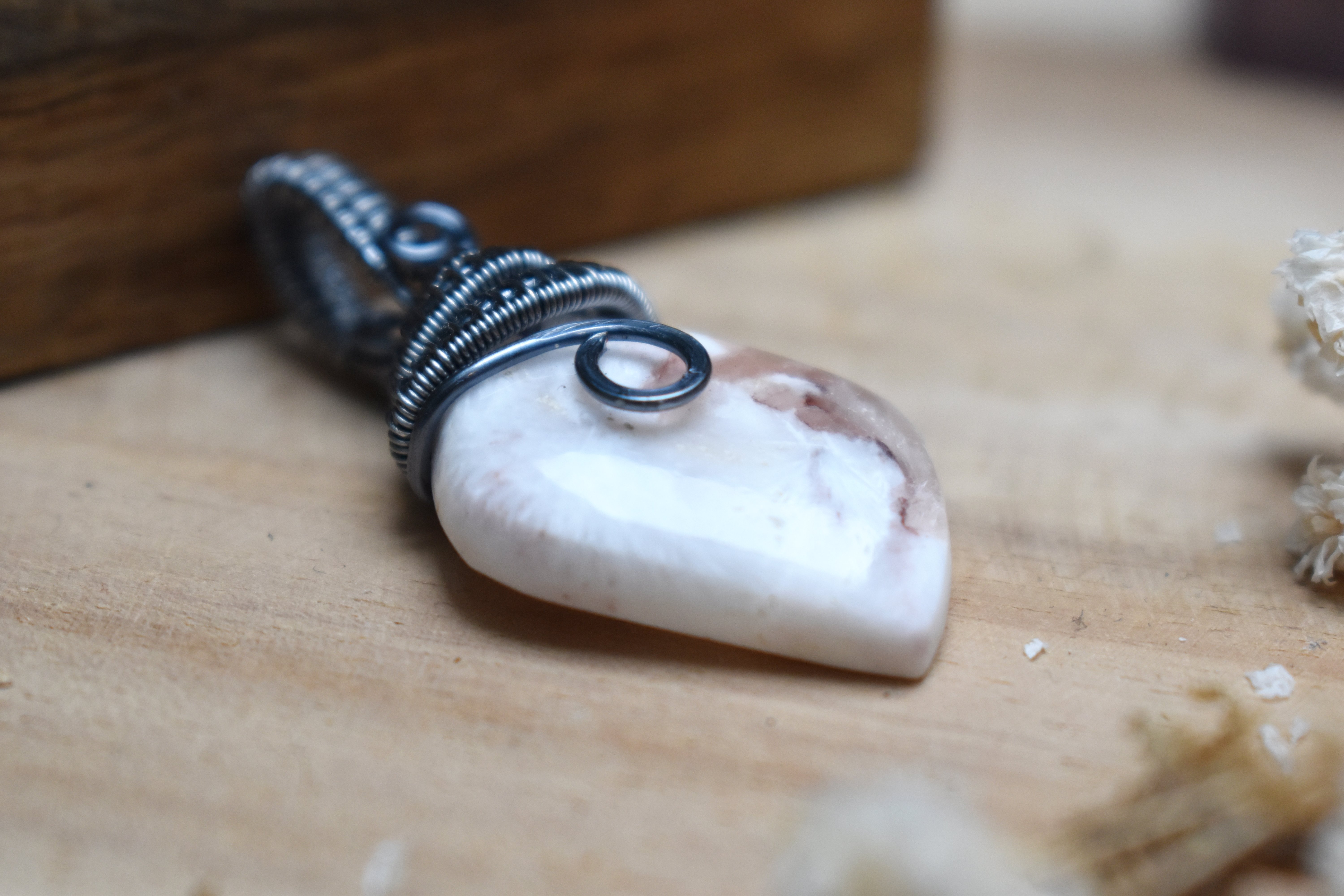 Pendentif ~Gardien du Souffle~ Scolecite