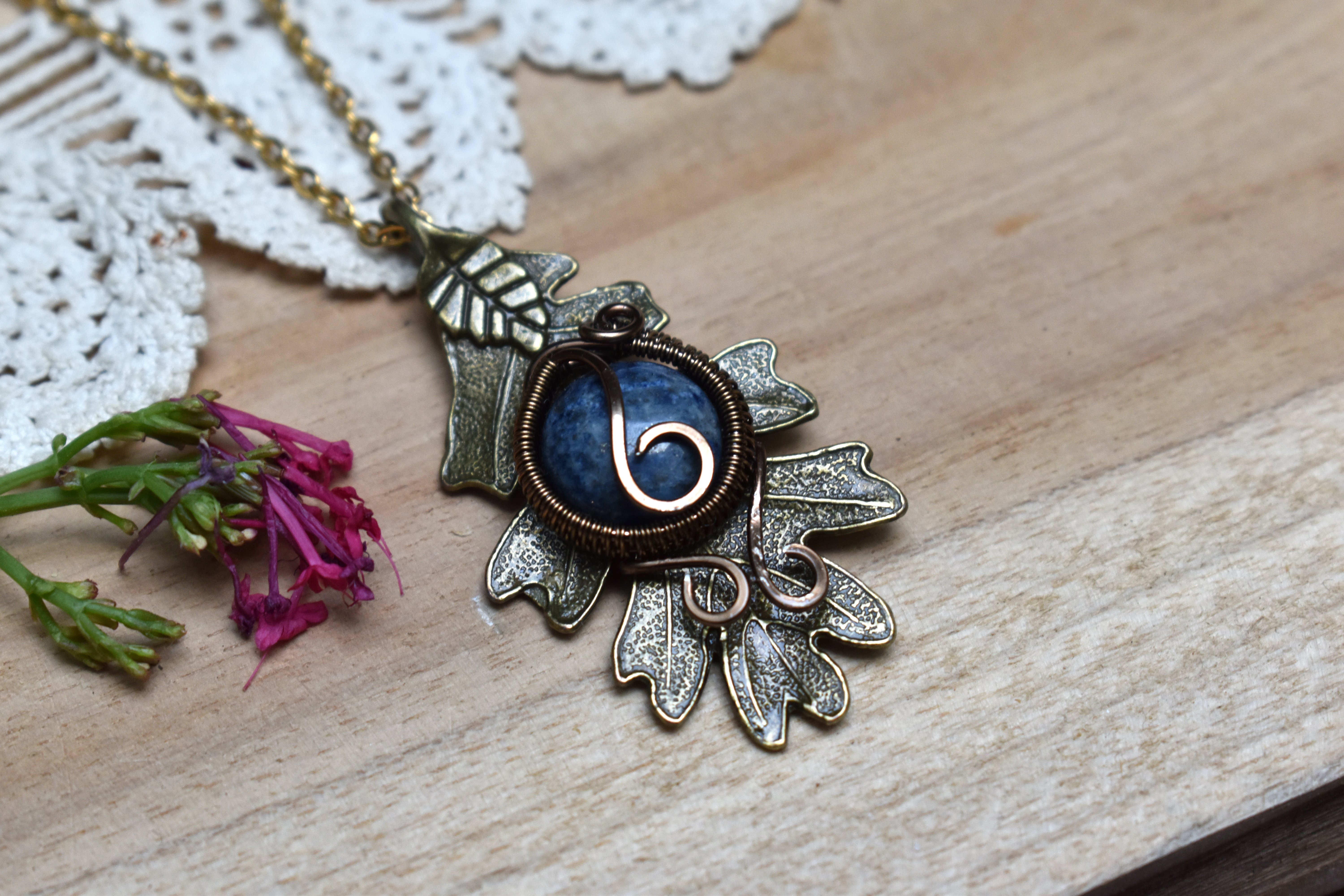 Collier ~Cérès~ Sodalite 