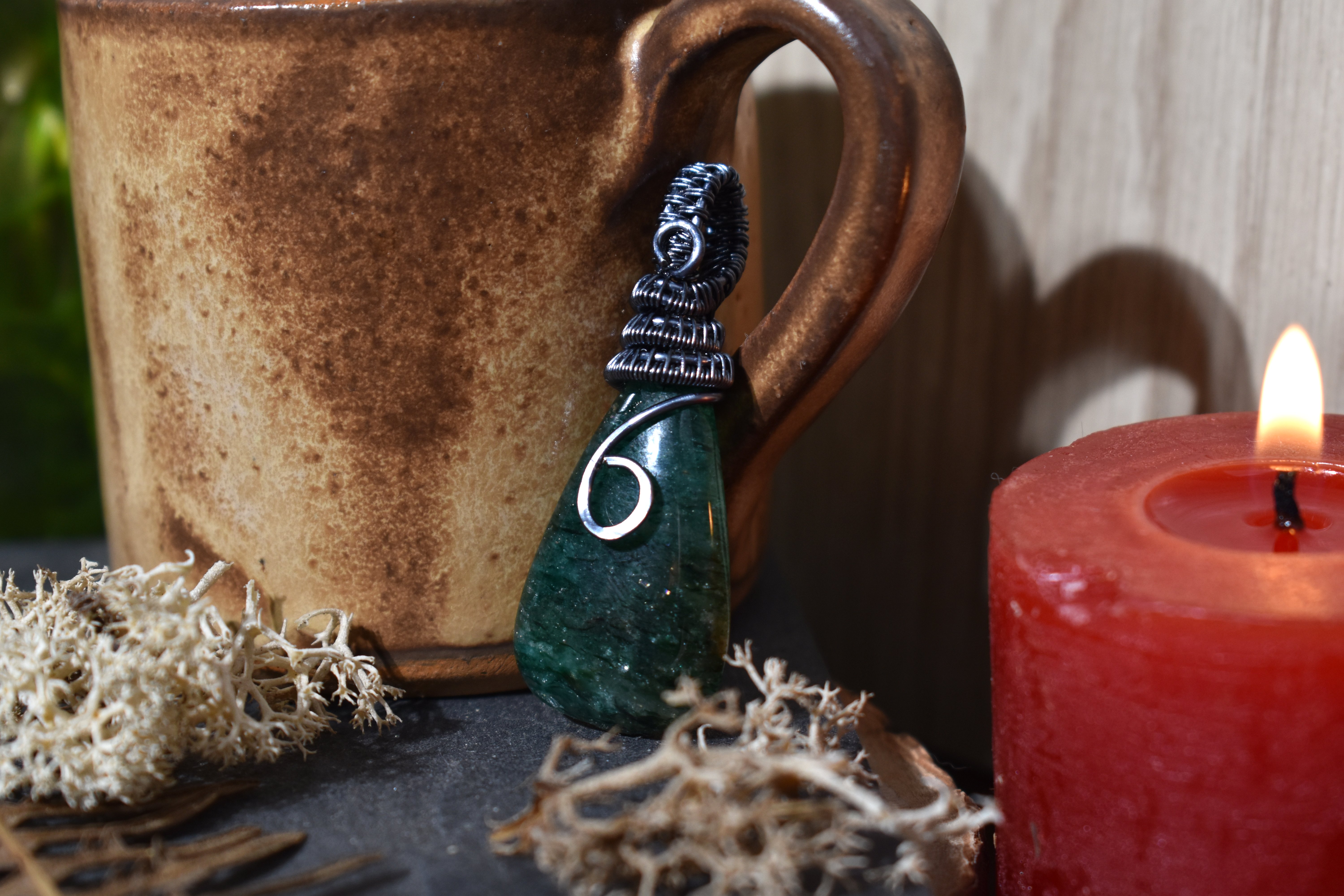 Pendentif ~Gardien du Souffle~ Aventurine