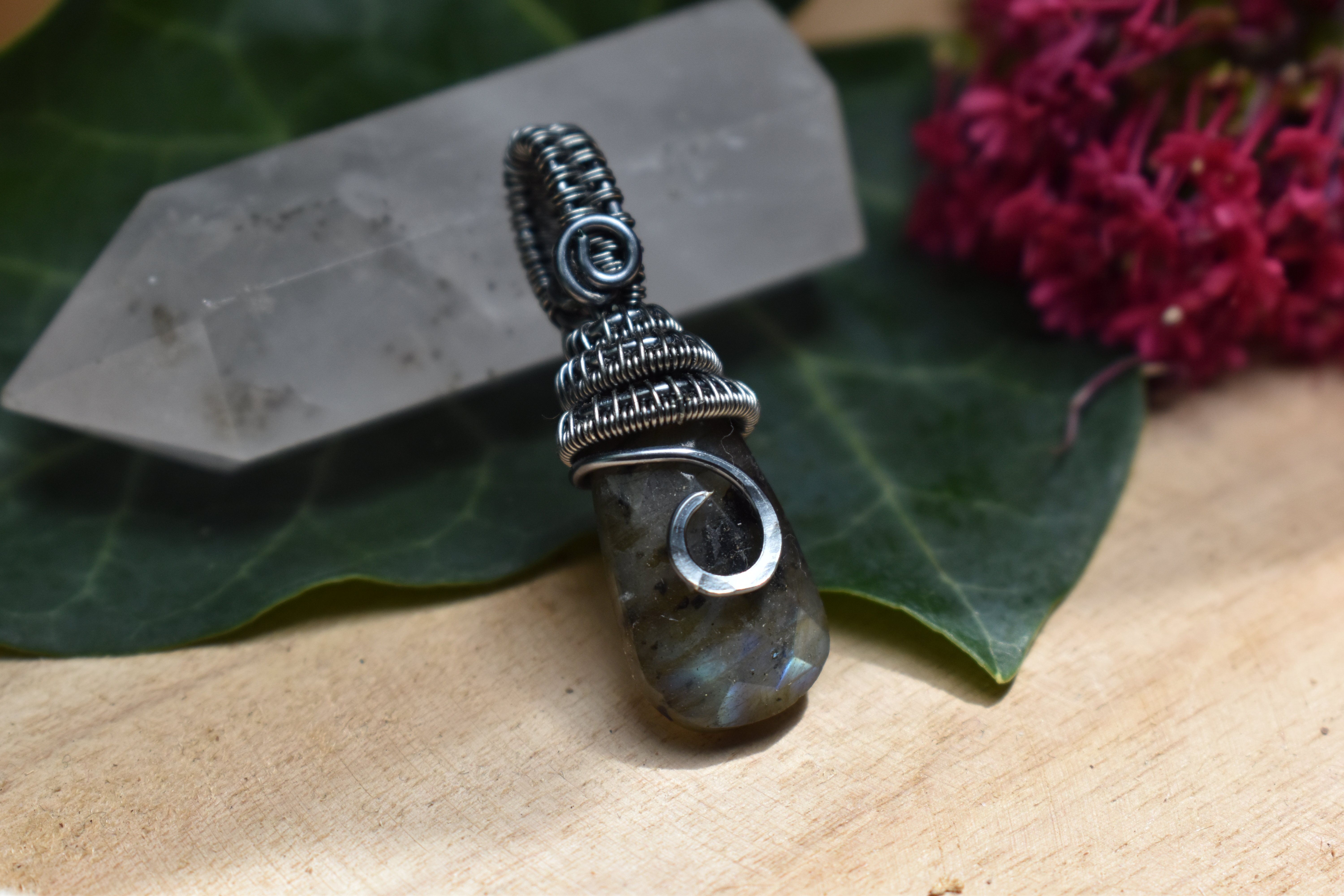 Pendentif ~Gardien du Souffle~ Labradorite 
