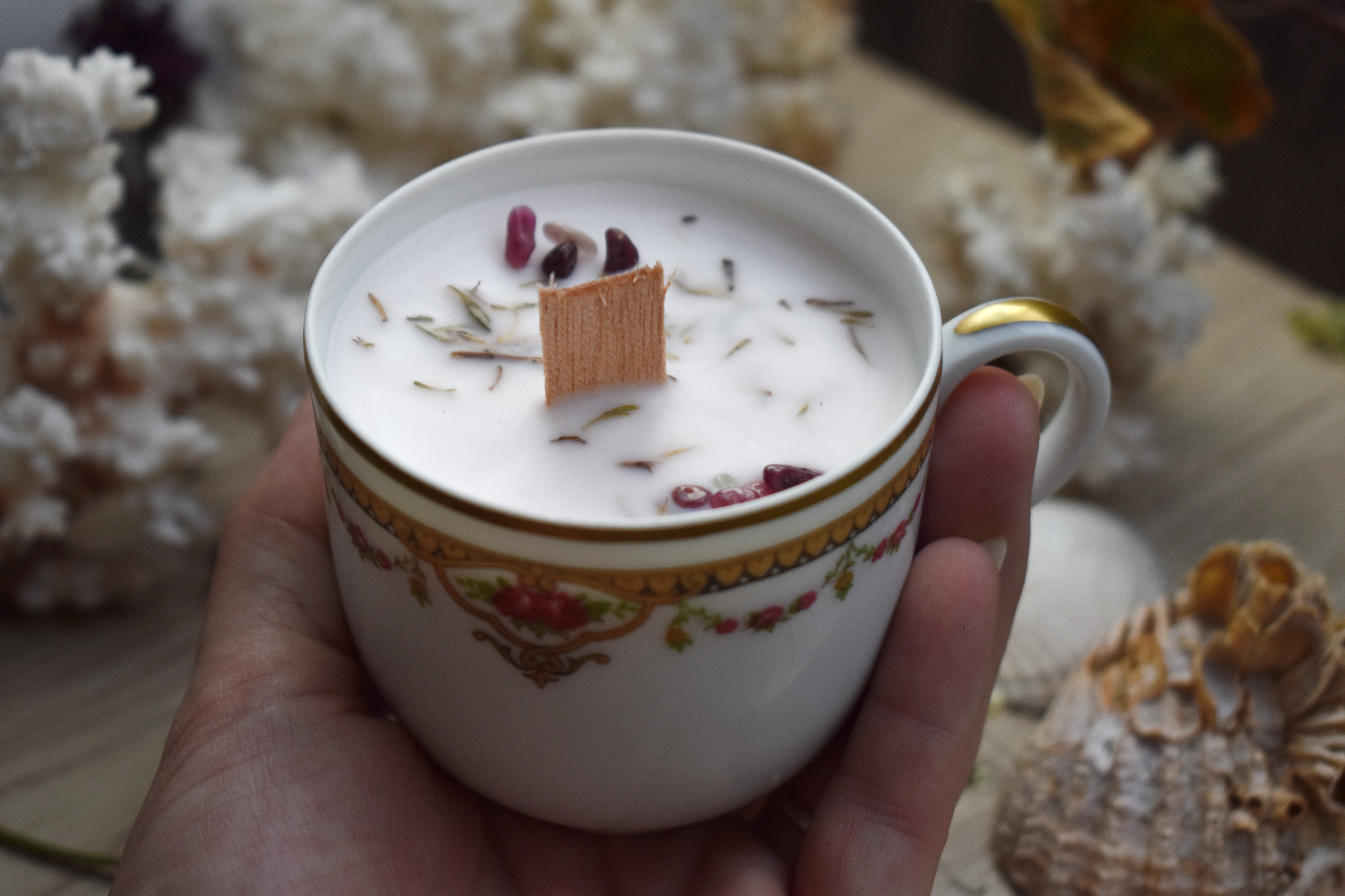 Bougie ~Brume d'Autrefois~ Fraise / 100g