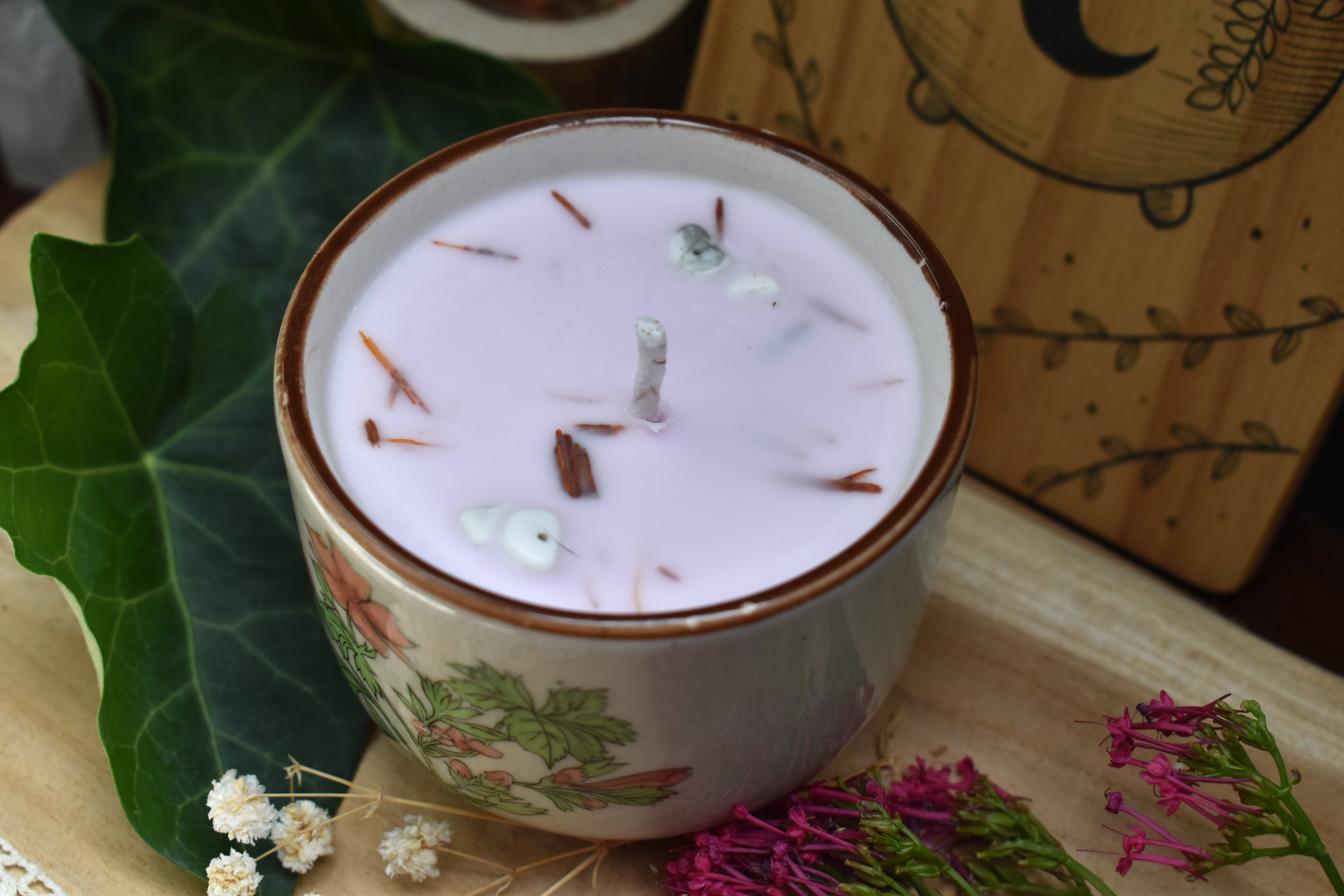 Bougie ~Brume d'Autrefois~ Violette Sucrée