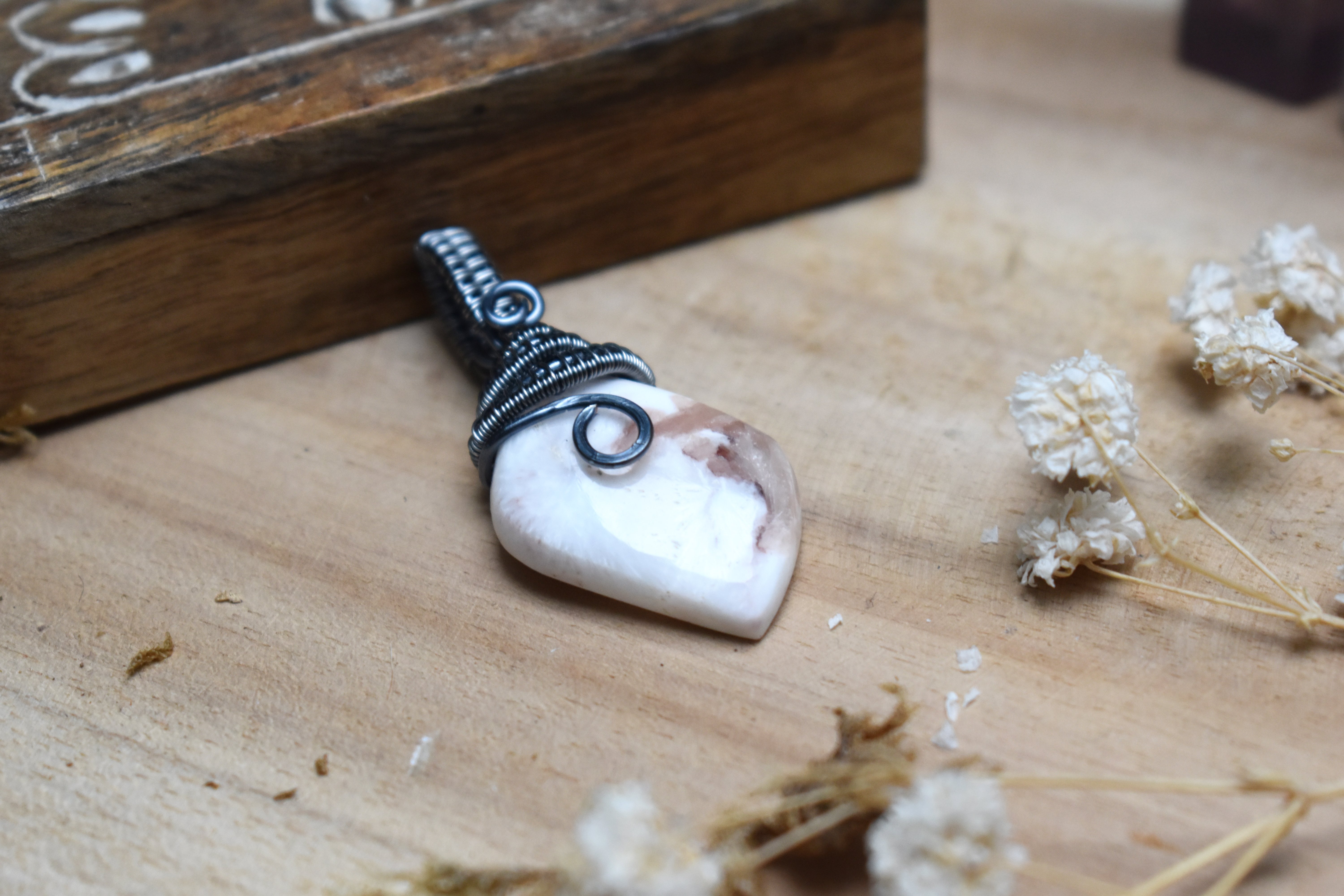 Pendentif ~Gardien du Souffle~ Scolecite
