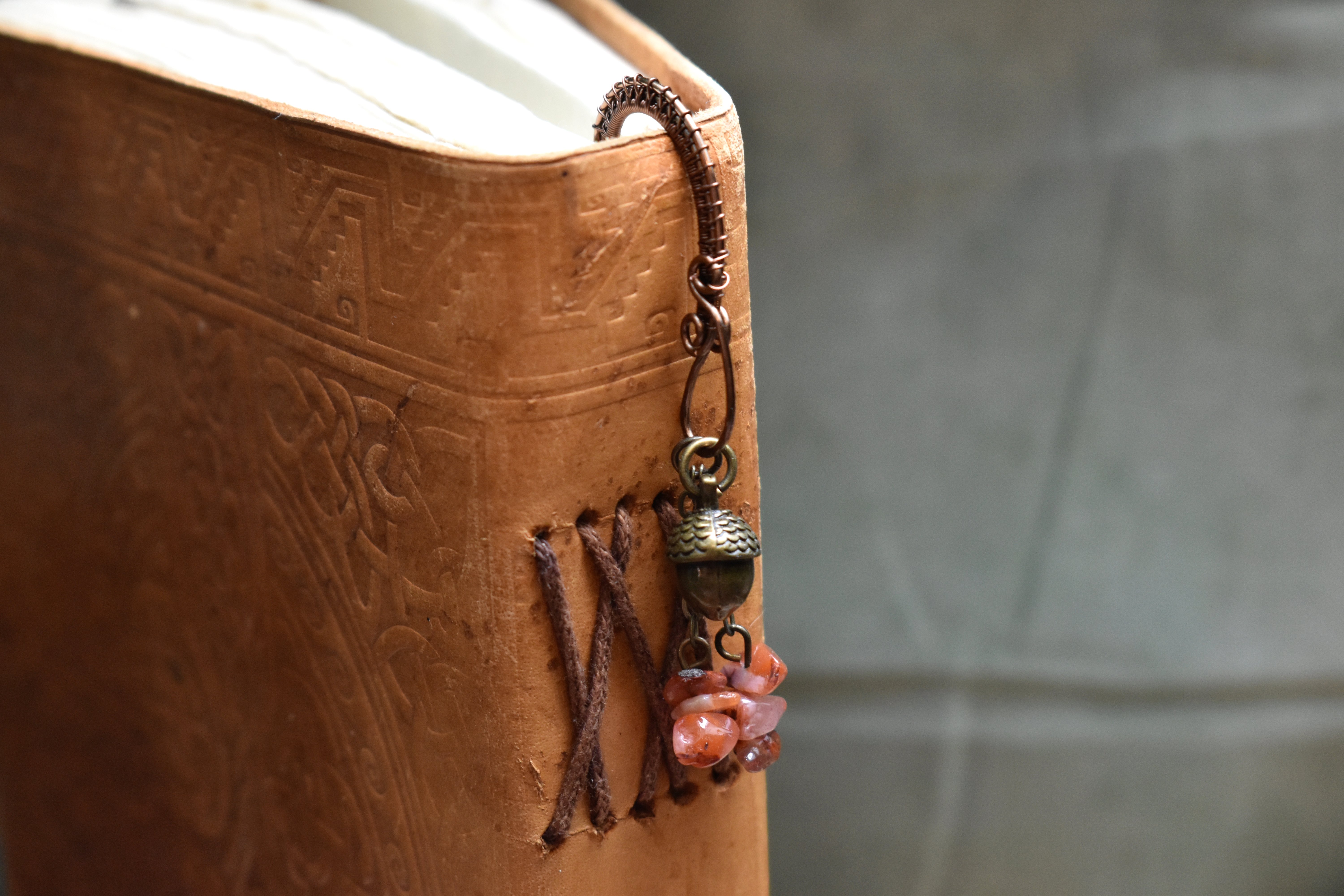 Marque Pages ~Gardien des Mots~ Cornaline