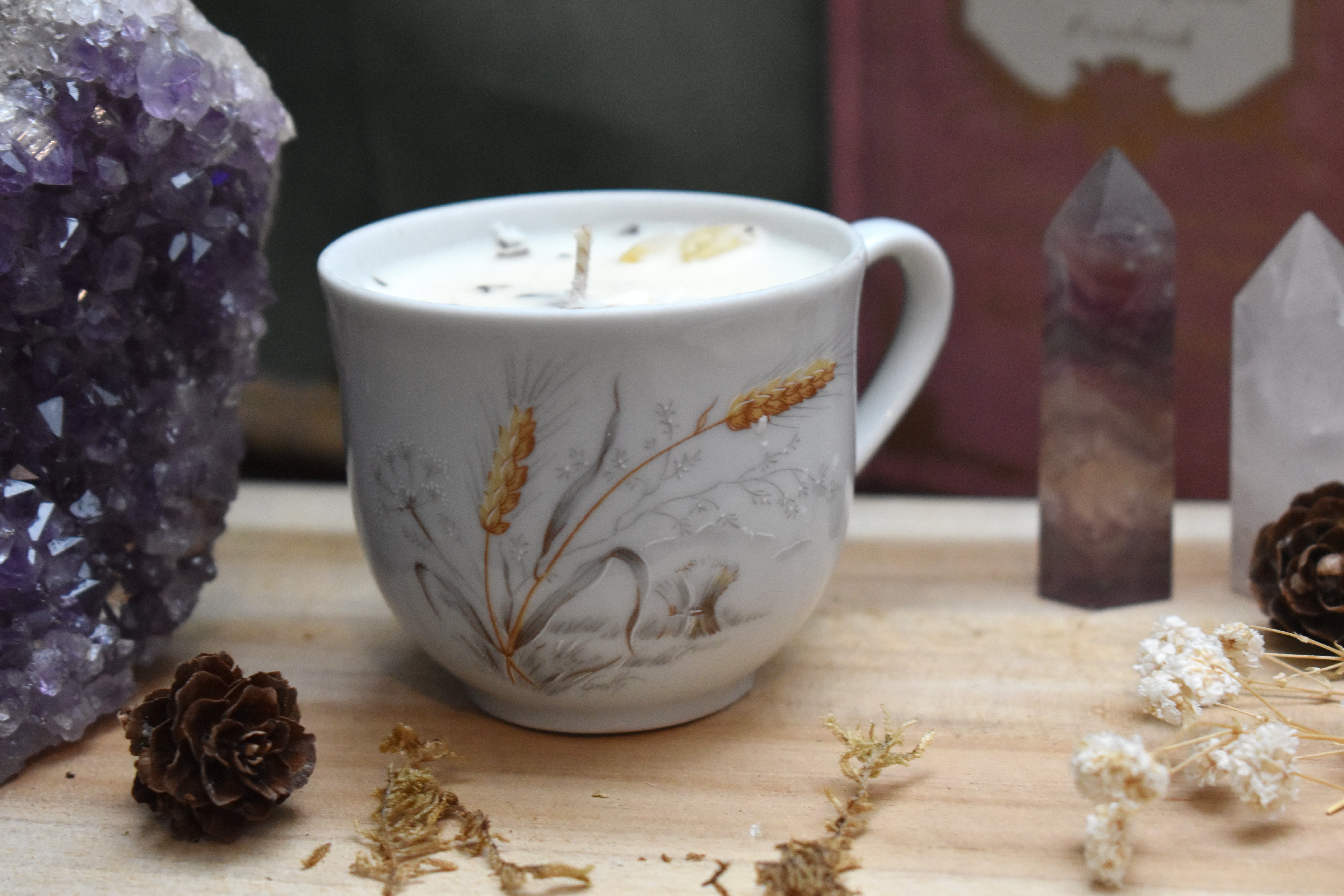 Bougie ~Brume d'Autrefois~ Miel