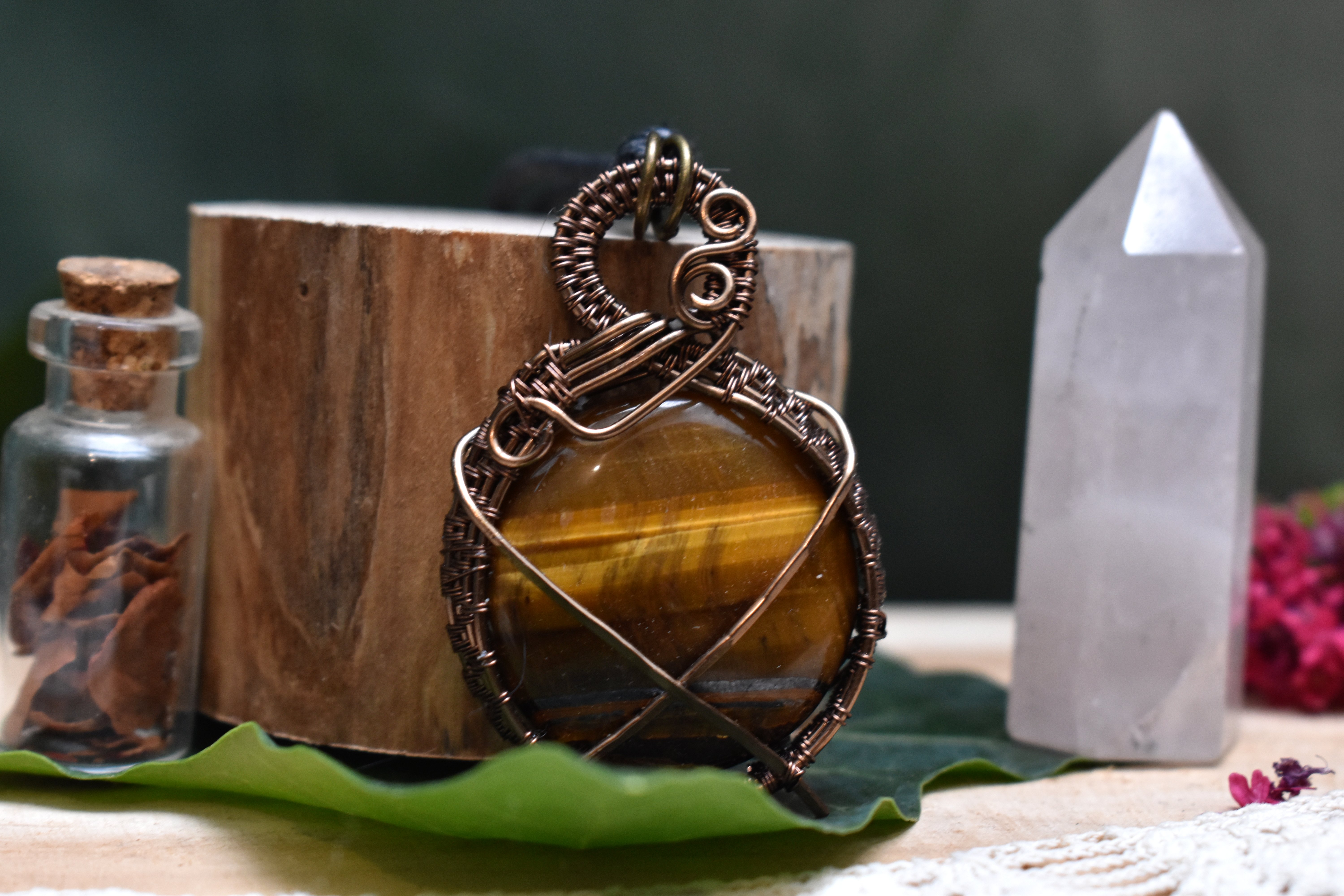 Collier ~Hadès~ Oeil de Tigre