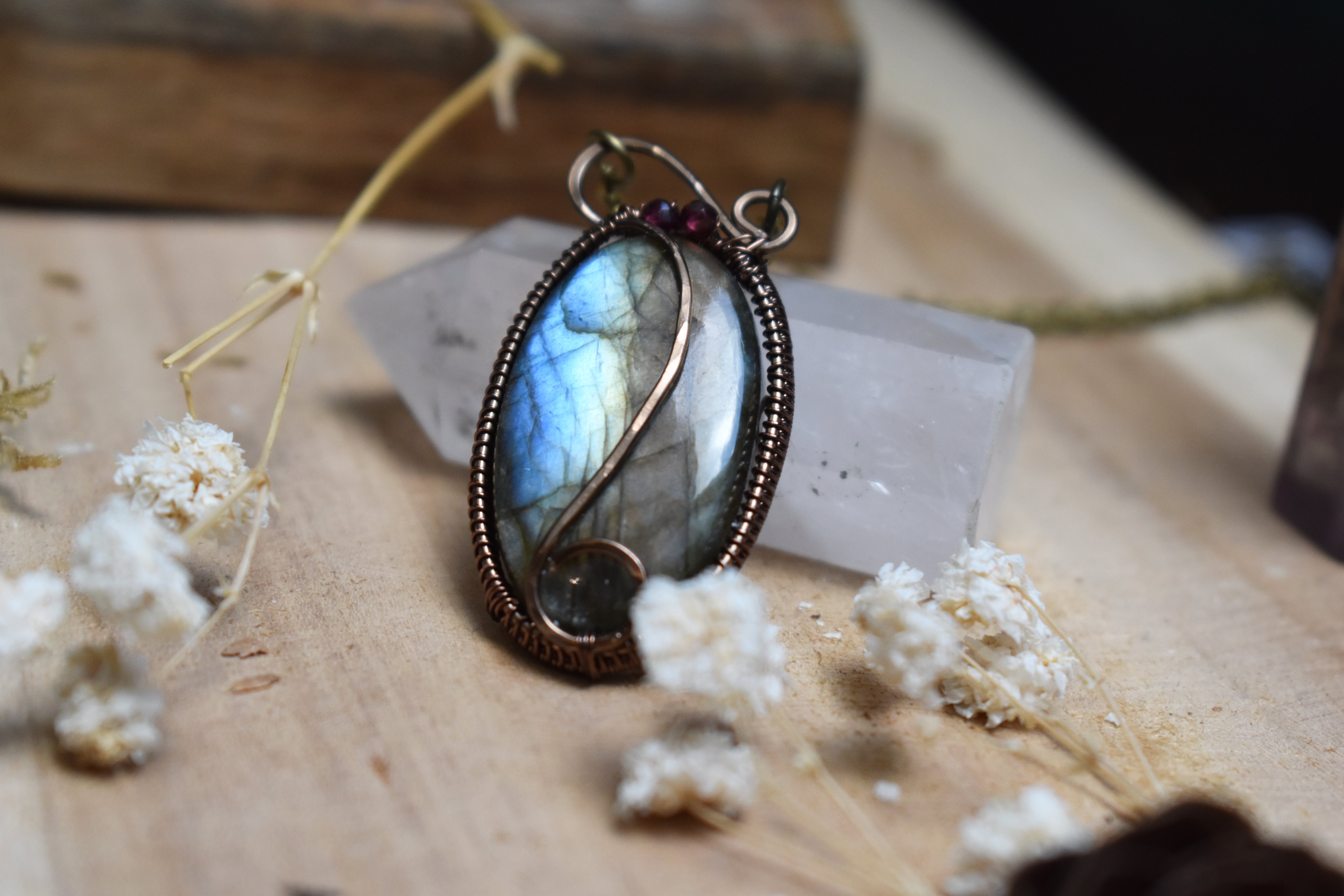 Collier ~Nébuleuse~ Labradorite